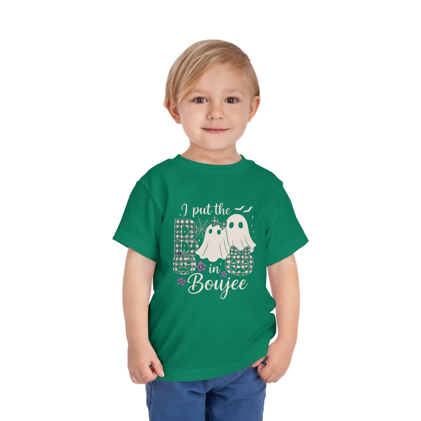 Boujee Halloween Toddler Tee: I Put the B in Boujee