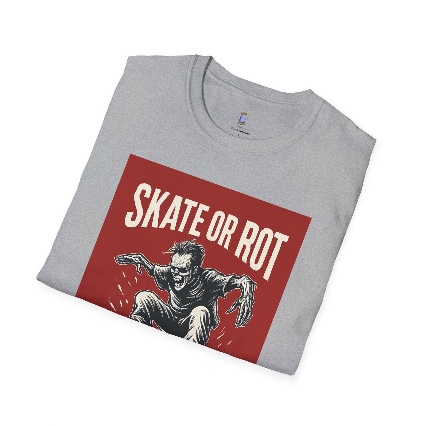 Skate or Rot Unisex T-Shirt, Cool Skateboarding Tee, Streetwear Graphic Shirt, Gift for Skaters, Casual Daily Wear