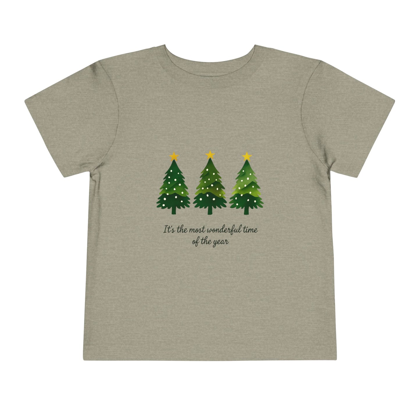 Watercolor Christmas Trees Toddler Tee