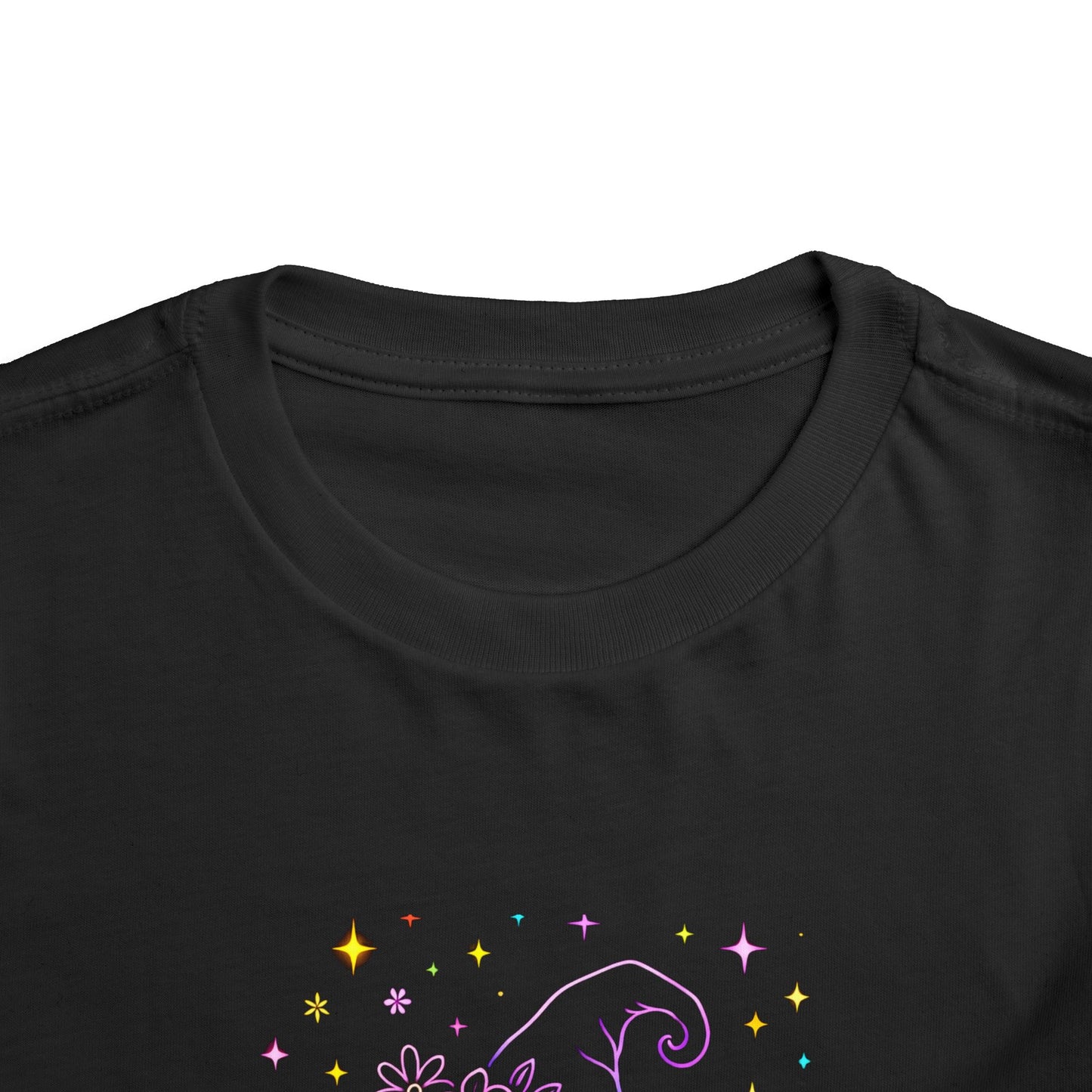 Toddler Halloween Tee - Witch Silhouette Floral Design