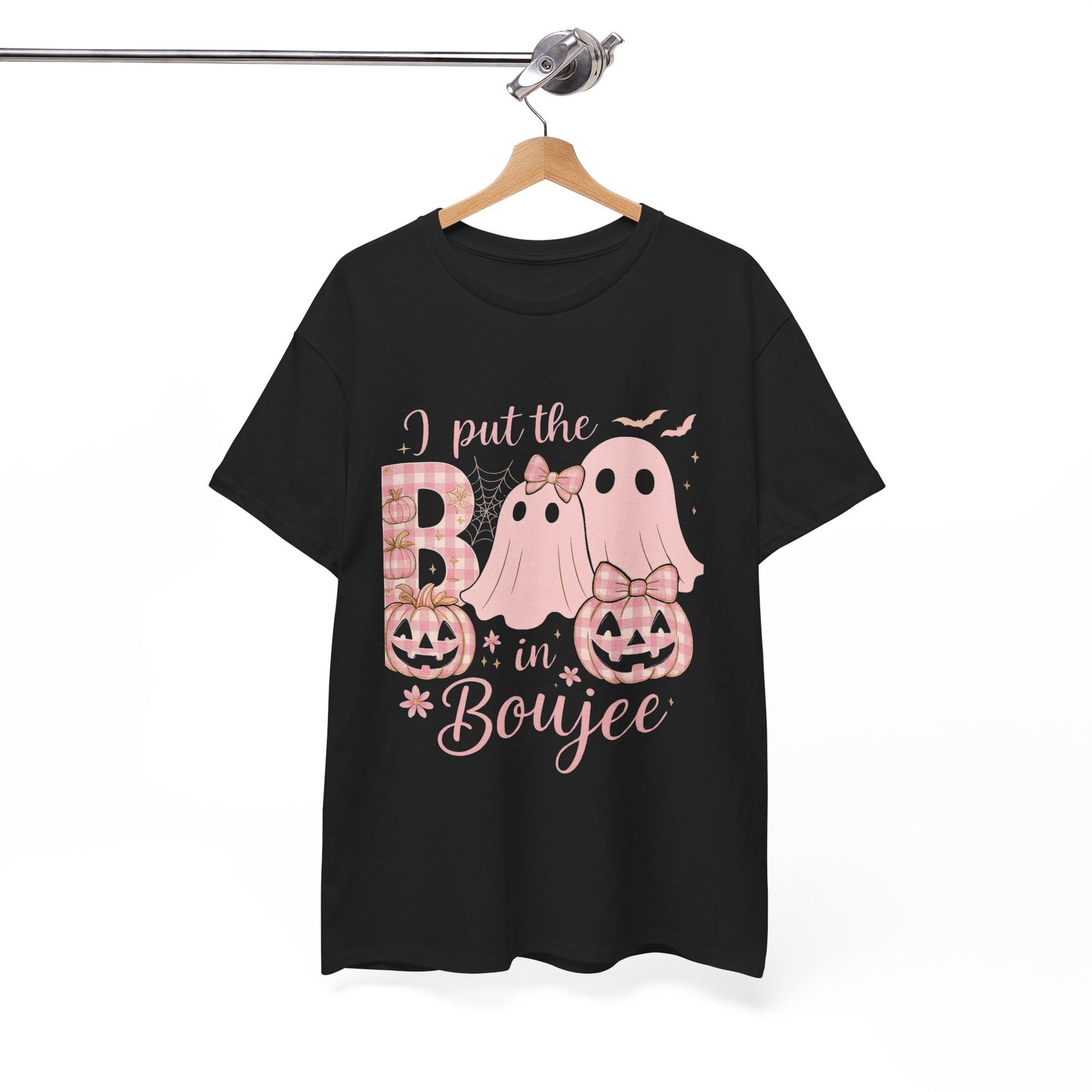 I Put The B In Boujee Pink Halloween Tee