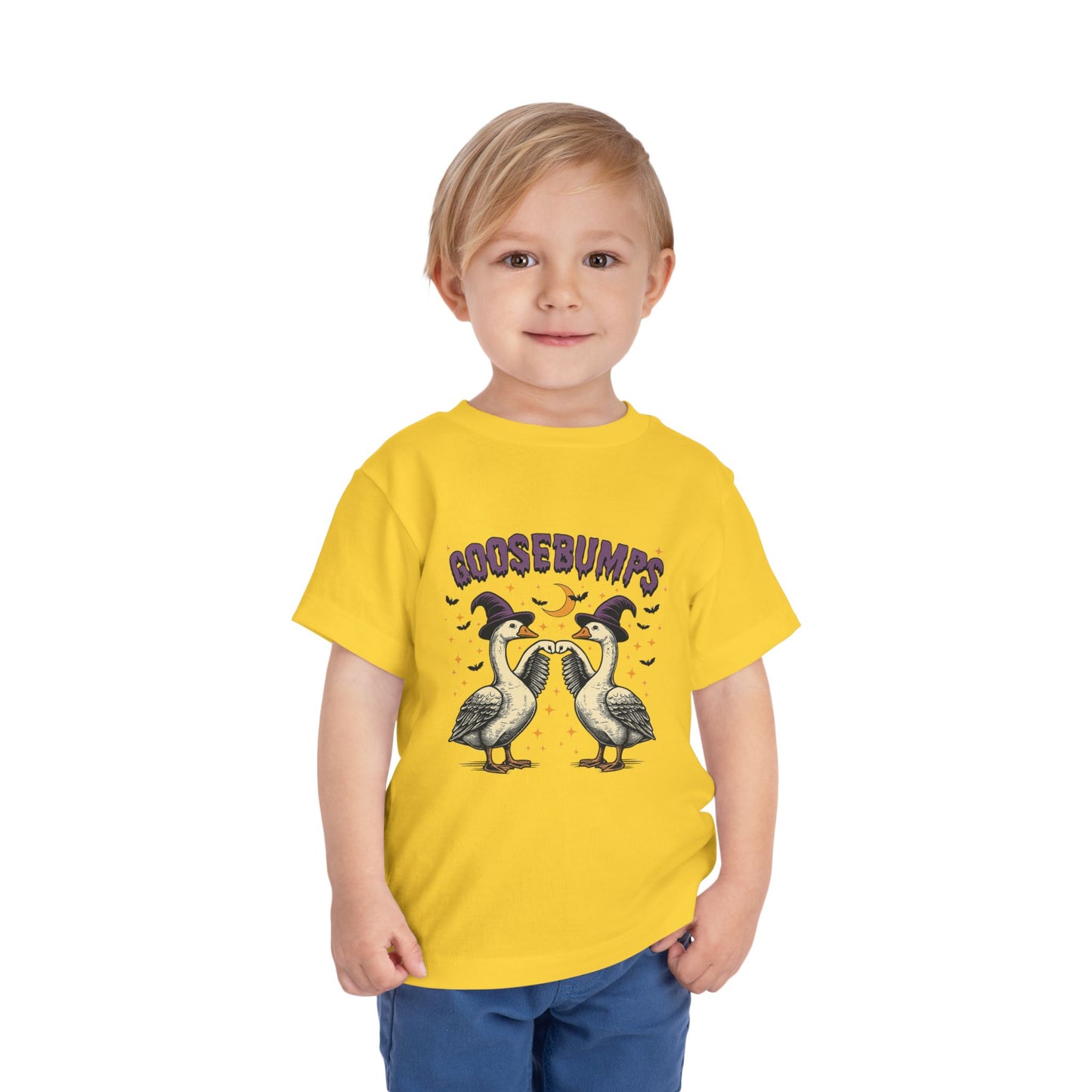 Goosebumps Halloween Toddler Tee - Funny Spooky Xmas