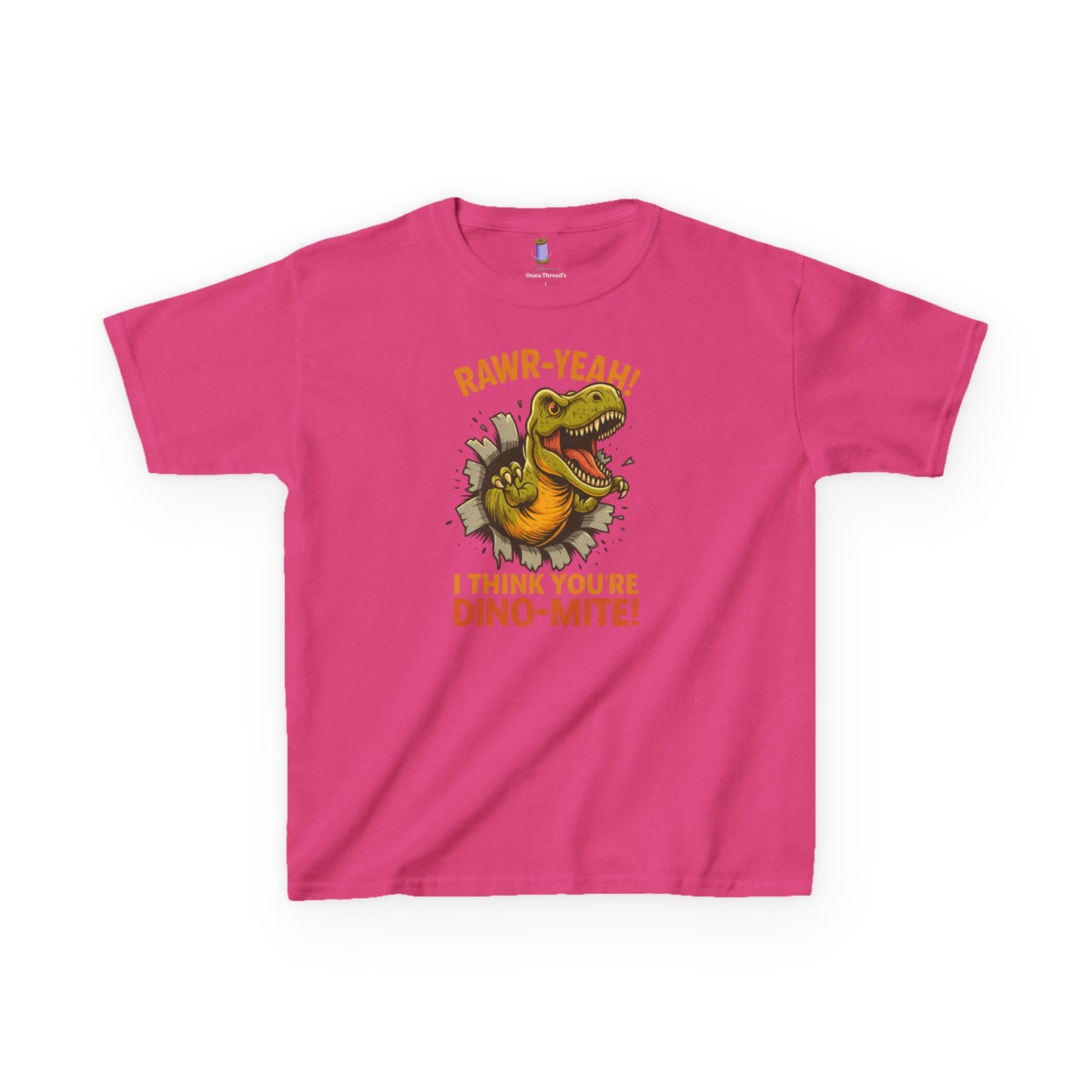 Dino-Mite Kids Tee - Fun Dinosaur T-Shirt for Boys and Girls, Perfect for Birthdays, Everyday Play, Dinosaur Lovers, Casual Wear