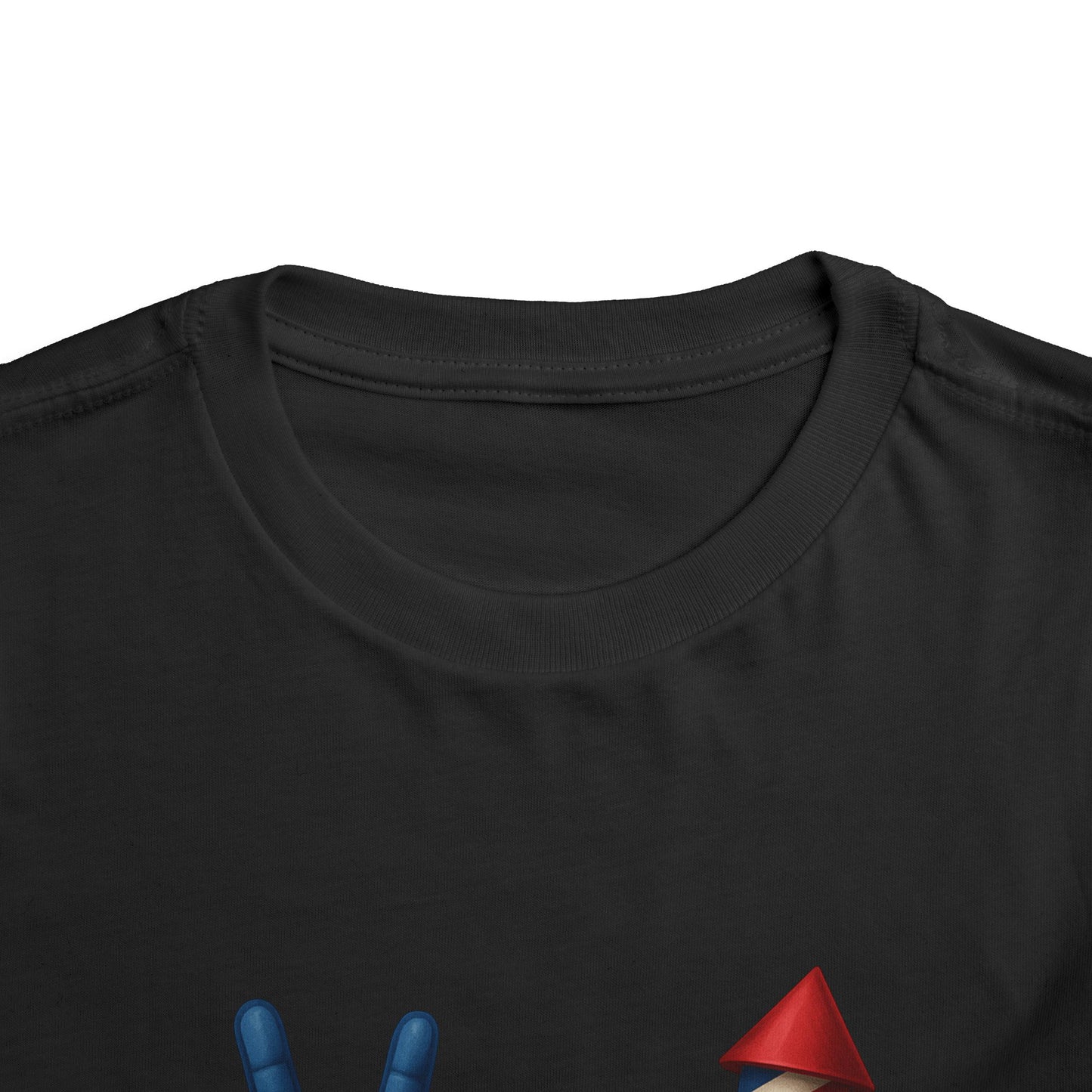4th of July Peace & Heart Tee: Patriotic Toddler Shirt