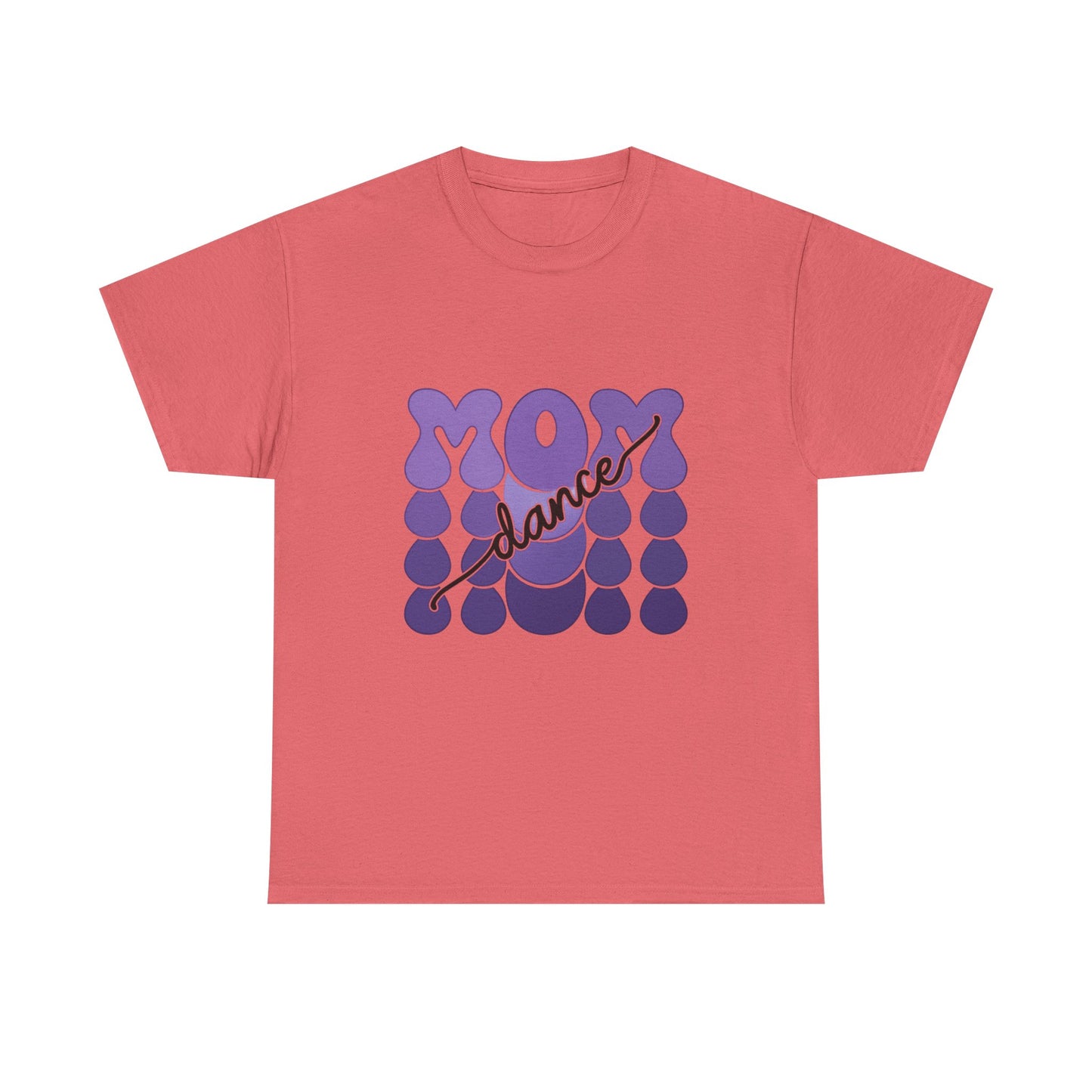 MOM Dance – Purple Letter Stage Spirit Tee