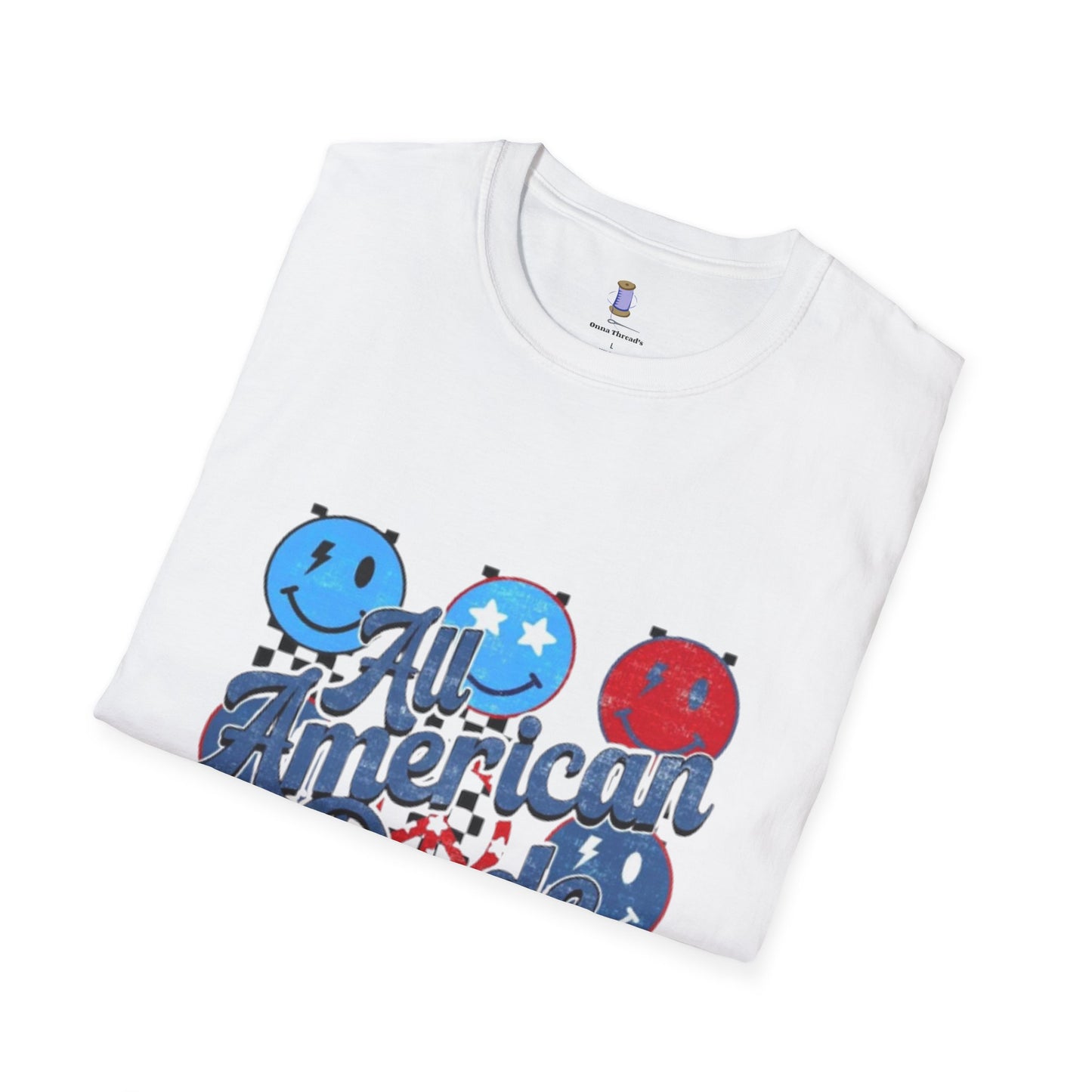 All American Dude Unisex T-Shirt, Patriotic Tee, Summer Fashion, Gift for Him, July 4th Celebration, Casual Wear