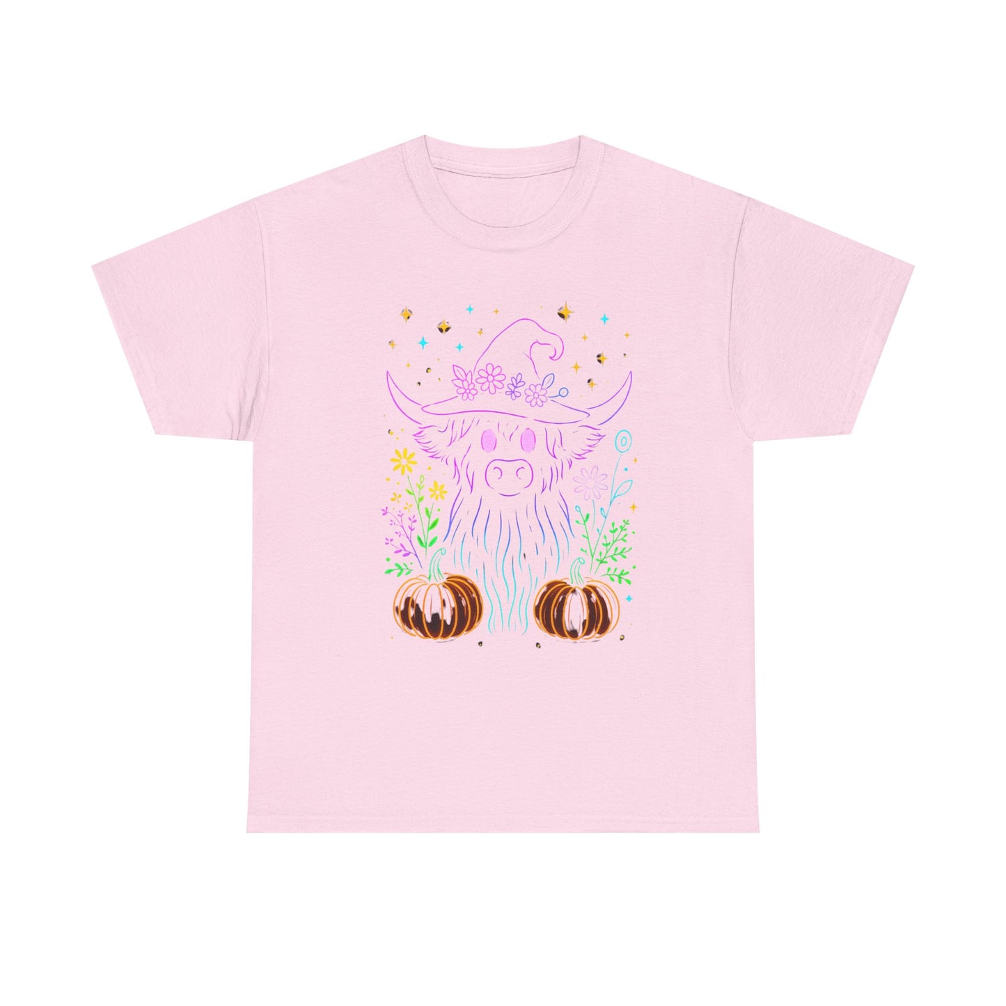 Highland Cow Witch Hat Tee