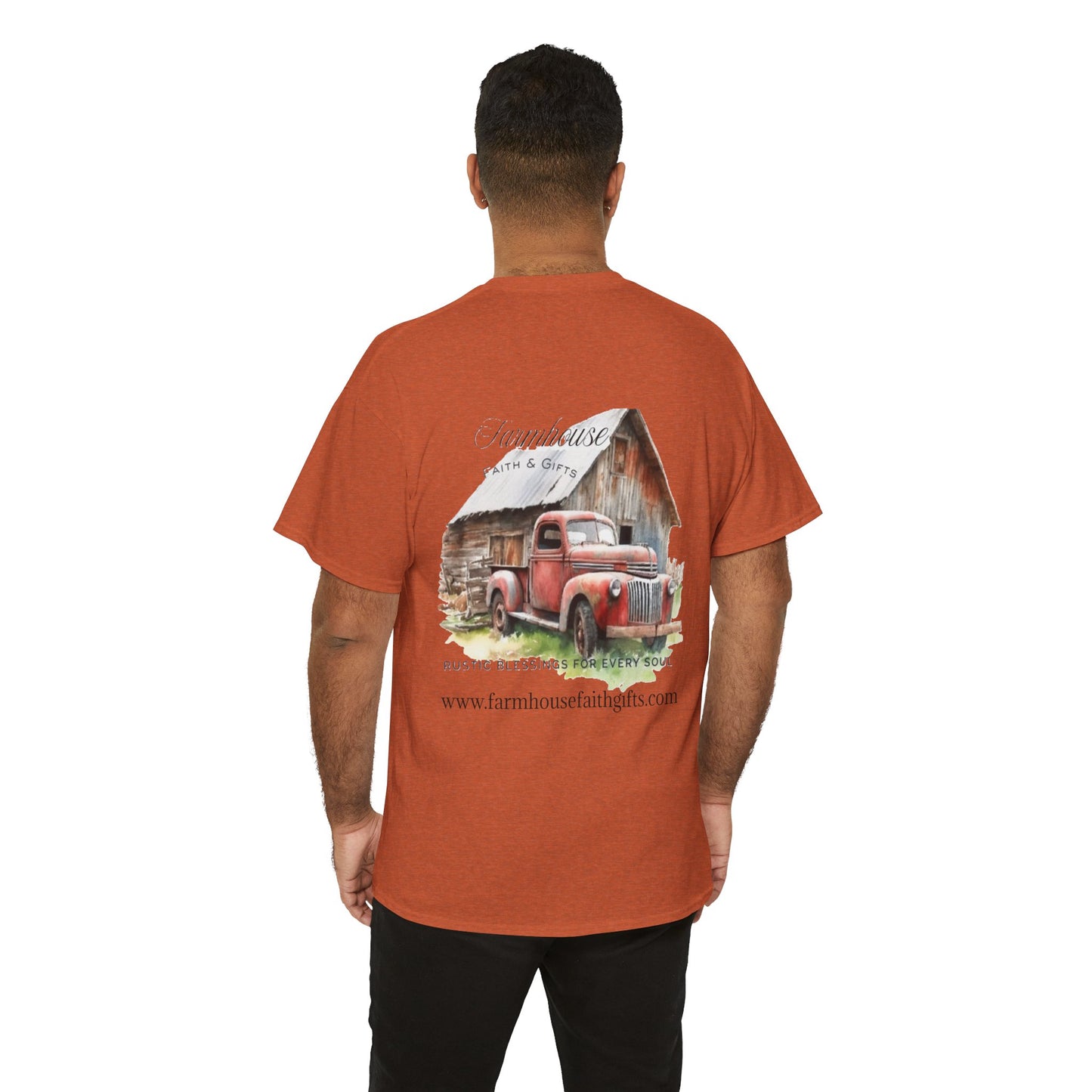 Rustic Farmhouse Unisex Tee, Country Style Shirt, Vintage Truck Tee, Back to Nature Apparel, Ideal Gift for Farm Lovers