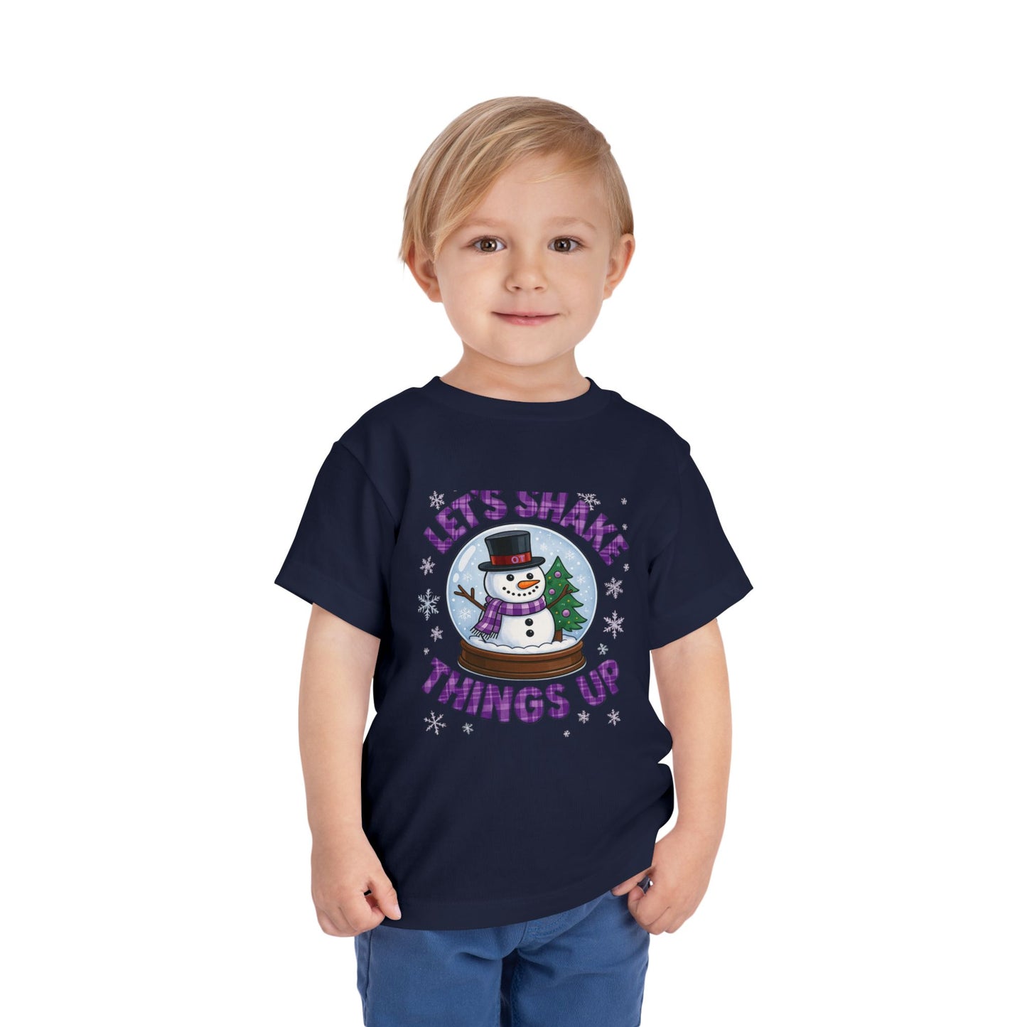 Shake Things Up! Snowman Christmas Toddler Tee