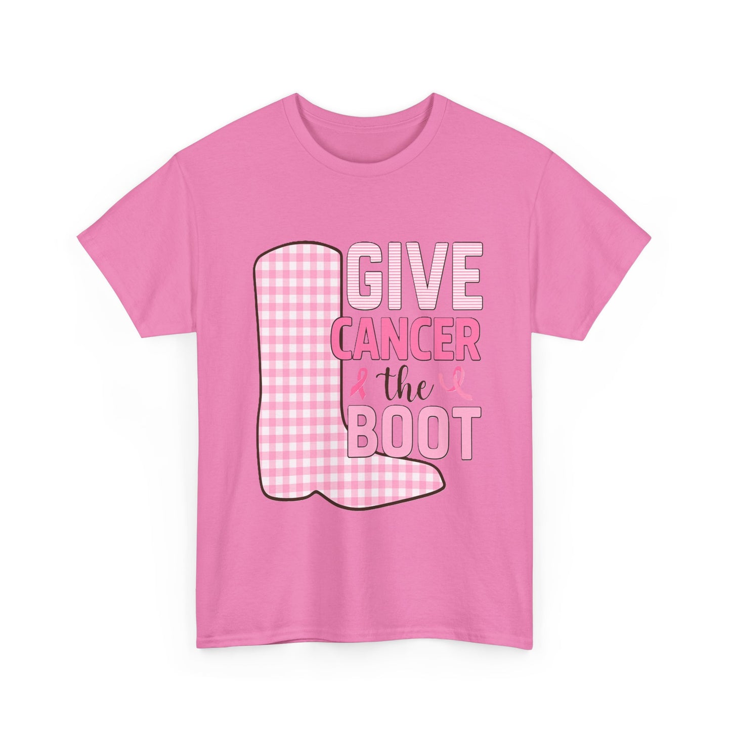 Give Cancer the Boot - Breast Cancer Awareness Tee