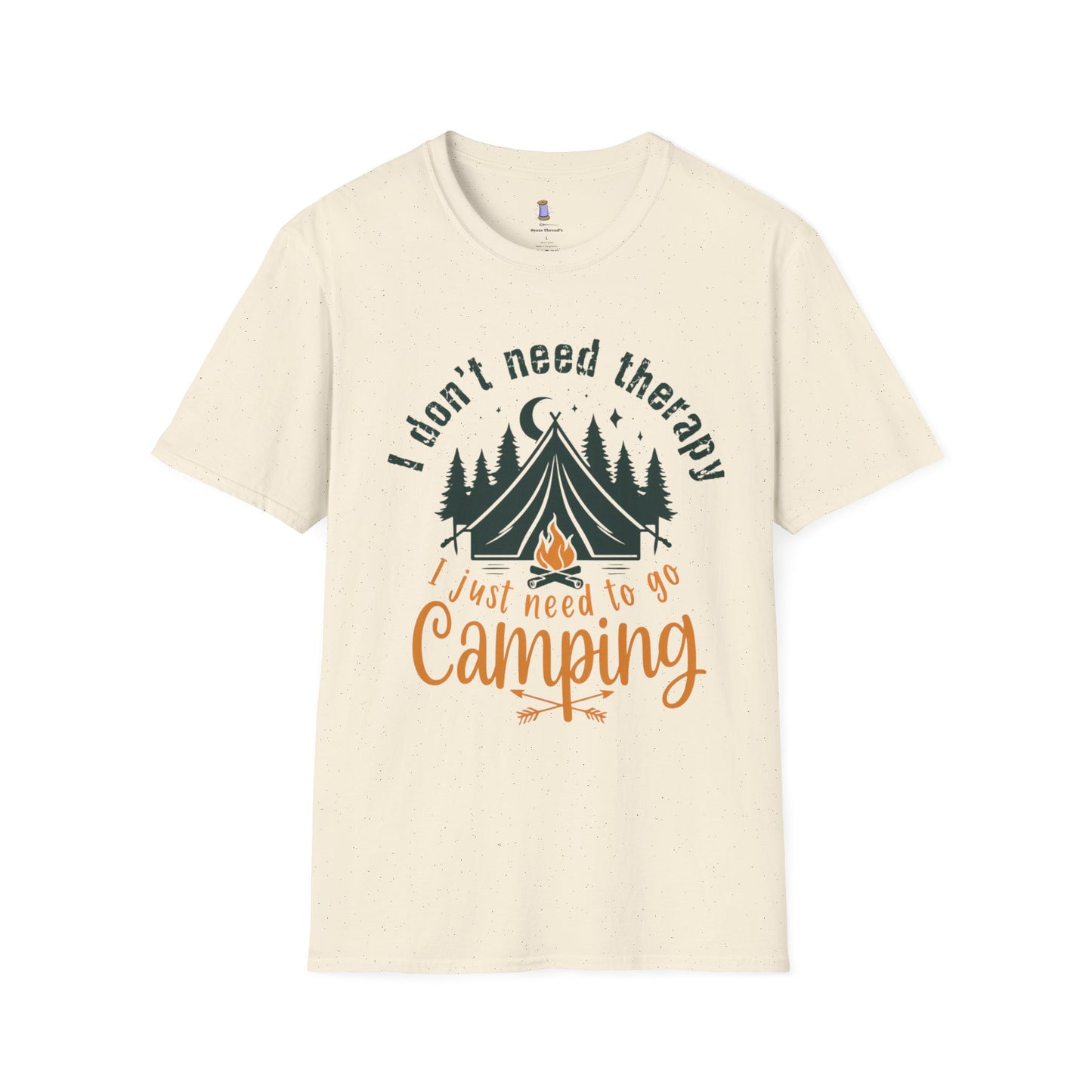Camping Therapy Unisex T-Shirt | Outdoor Enthusiast Gift | Nature Lover Tee | Adventure Shirt | Camping Apparel