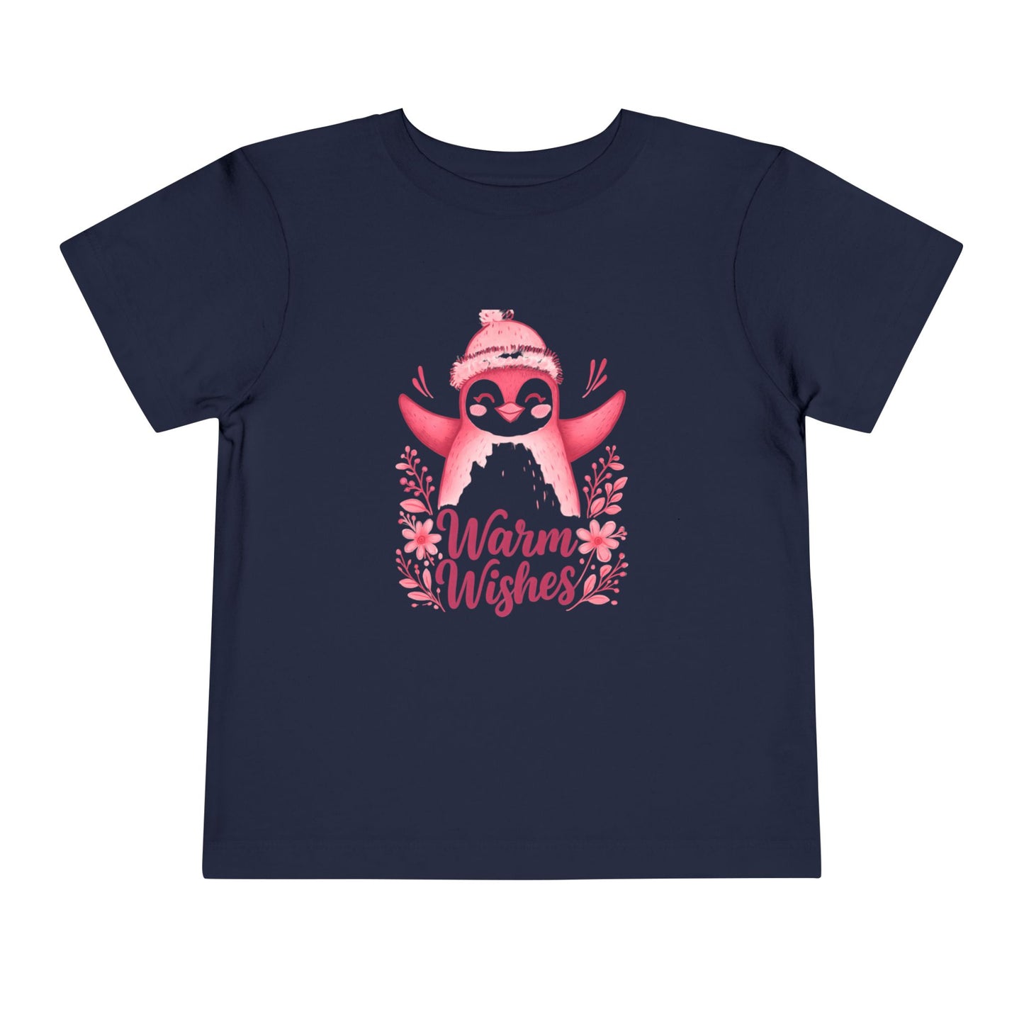Warm Wishes Penguin Toddler Christmas Tee