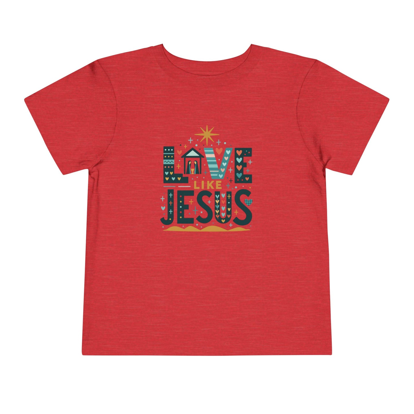 Love Like Jesus Christmas Tee - Toddler Holiday Shirt