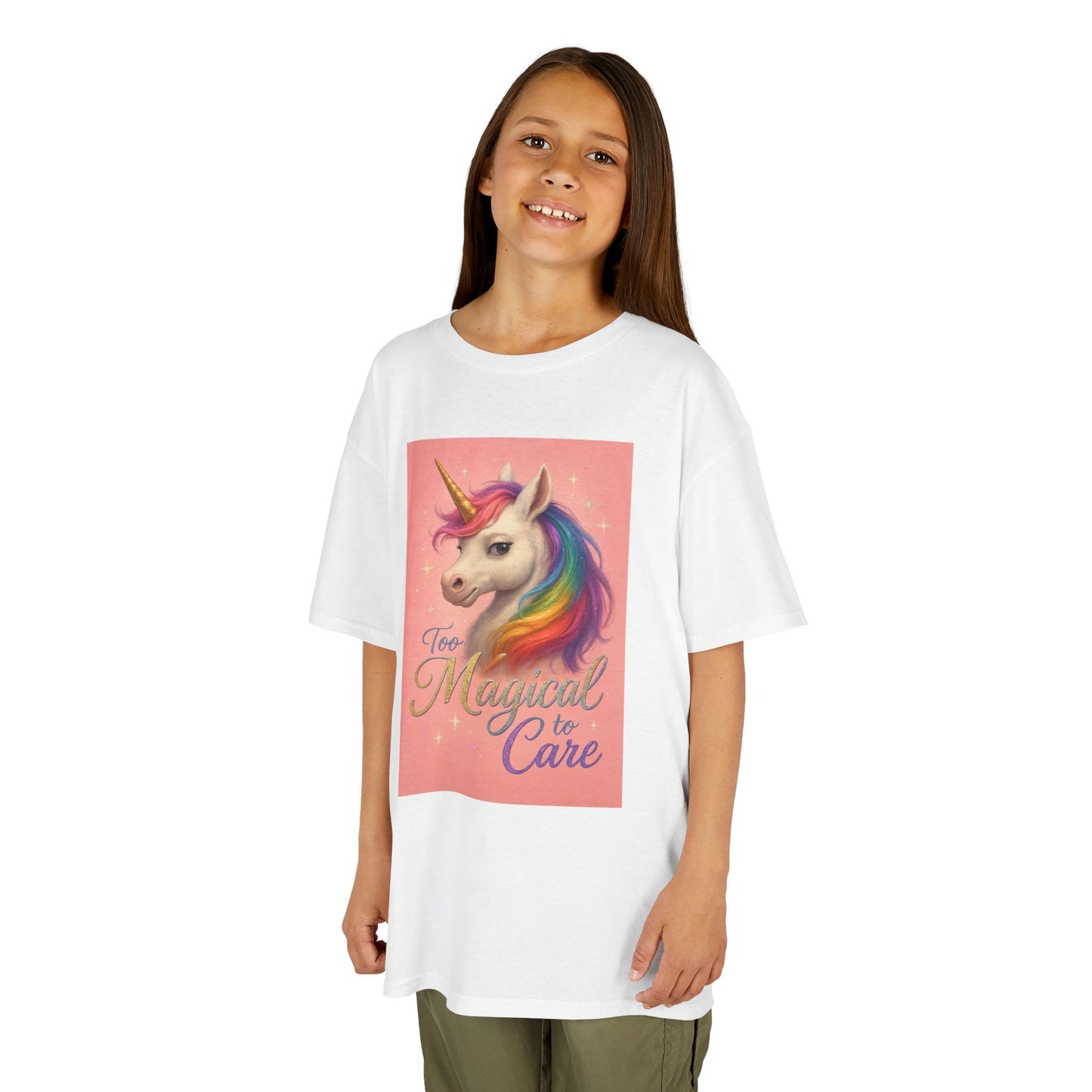 Magical Unicorn Kids Tee, Cute Unicorn Shirt, Girl’s Birthday Gift, Rainbow Tee, Imaginative Playwear, Unicorn Lover Apparel