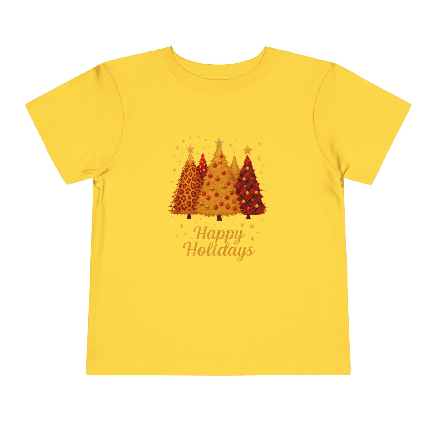 Happy Holidays Christmas Tree Toddler Tee
