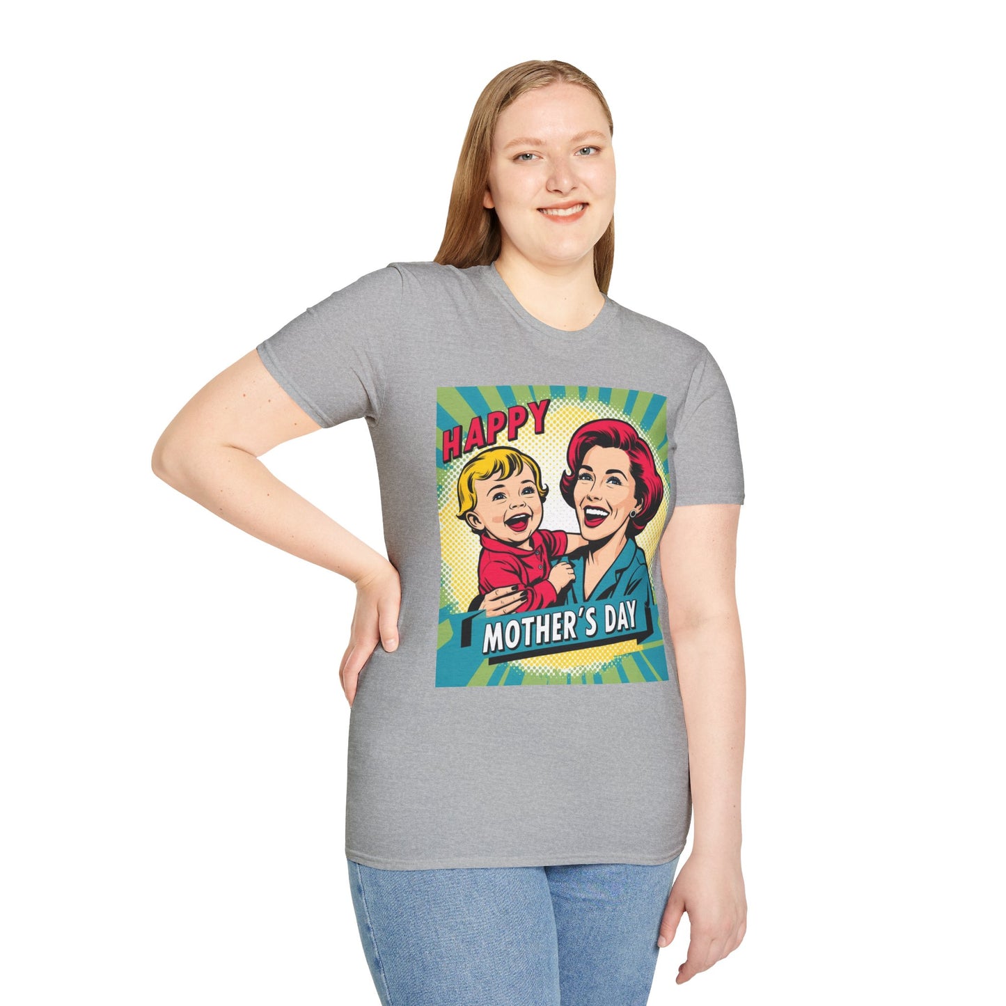 Happy Mother's Day Unisex T-Shirt, Vintage Graphic Tee, Gift for Mom, Celebration Apparel, Mother's Day Presents, Comfortable Casual Wear