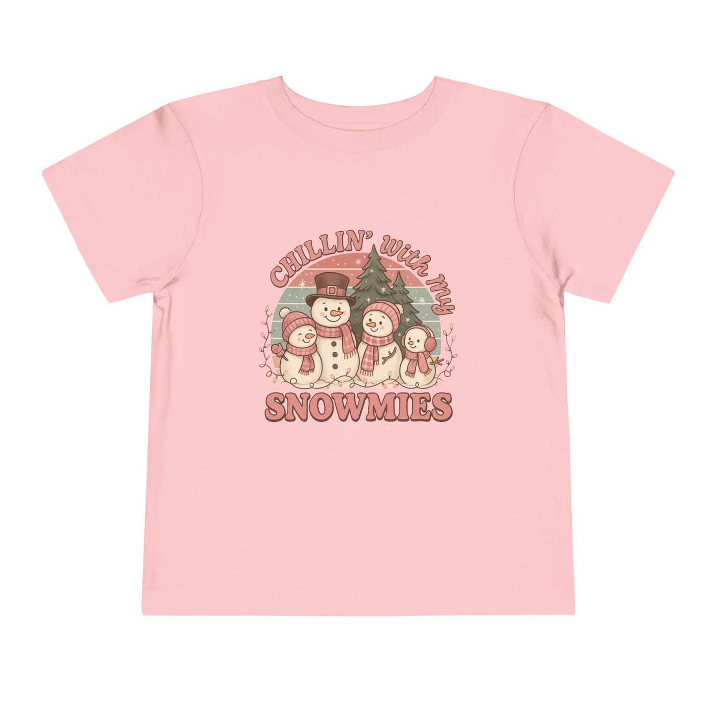 Chillin' Snowmies Toddler Christmas Tee