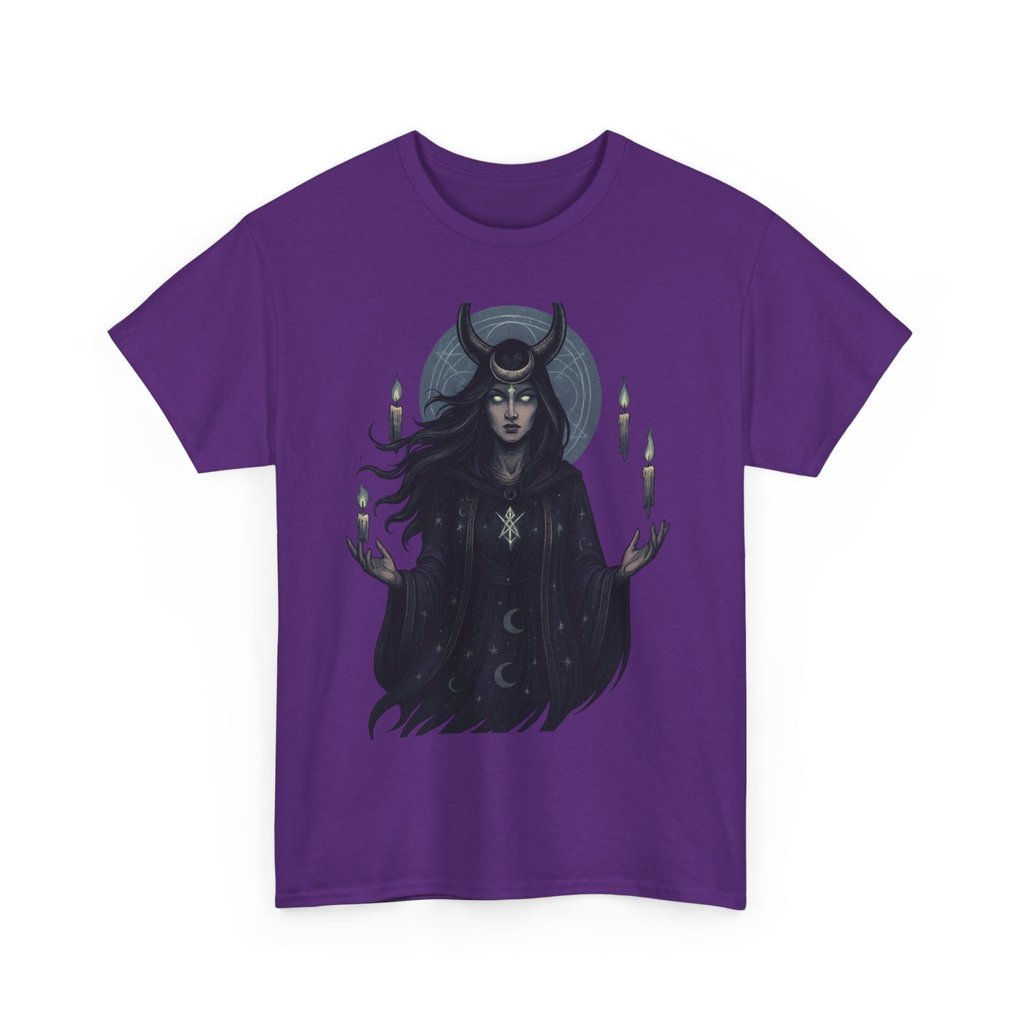 Moonlit Sorceress – Enchanted Candlelight Tee