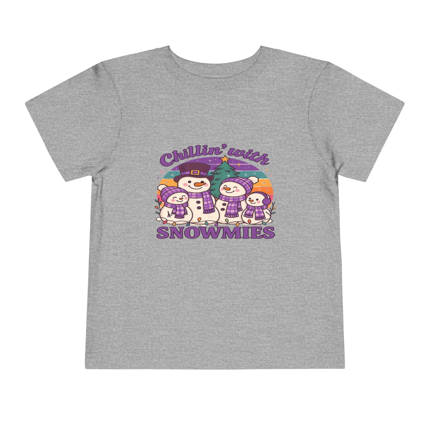 Chillin' with Snowmies Toddler Christmas Tee