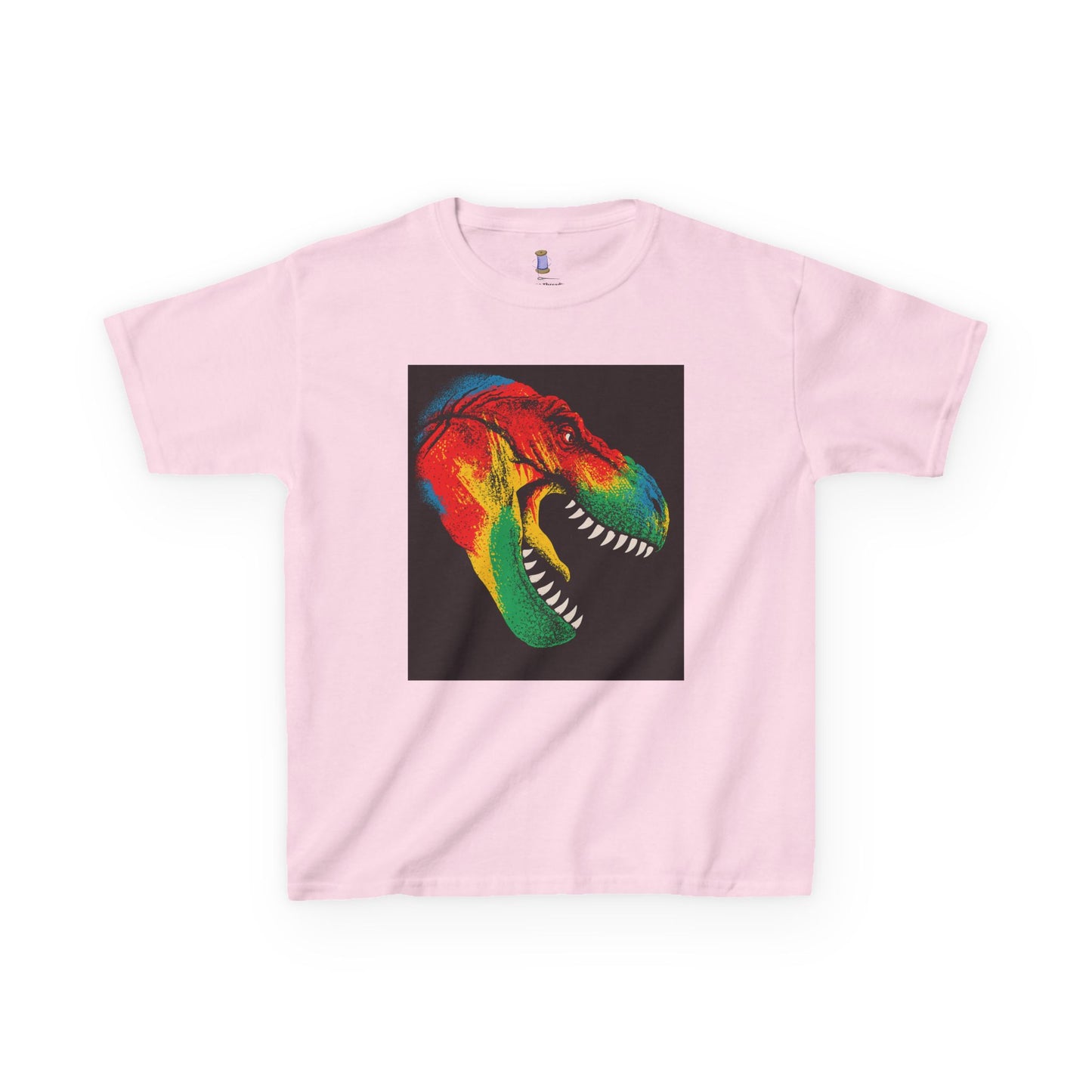 Colorful Dinosaur Kids Tee, Fun T-Shirt for Boys and Girls, Perfect for Birthdays, Playdates, Gifts, and Holiday Celebrations
