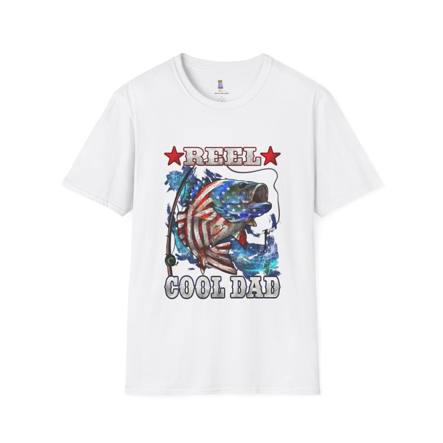 Reel Cool Dad T-Shirt | Fishing Gift | Father's Day Tee | Unisex Casual Wear | Outdoor Adventure Shirt | Dad Humor Clothing
