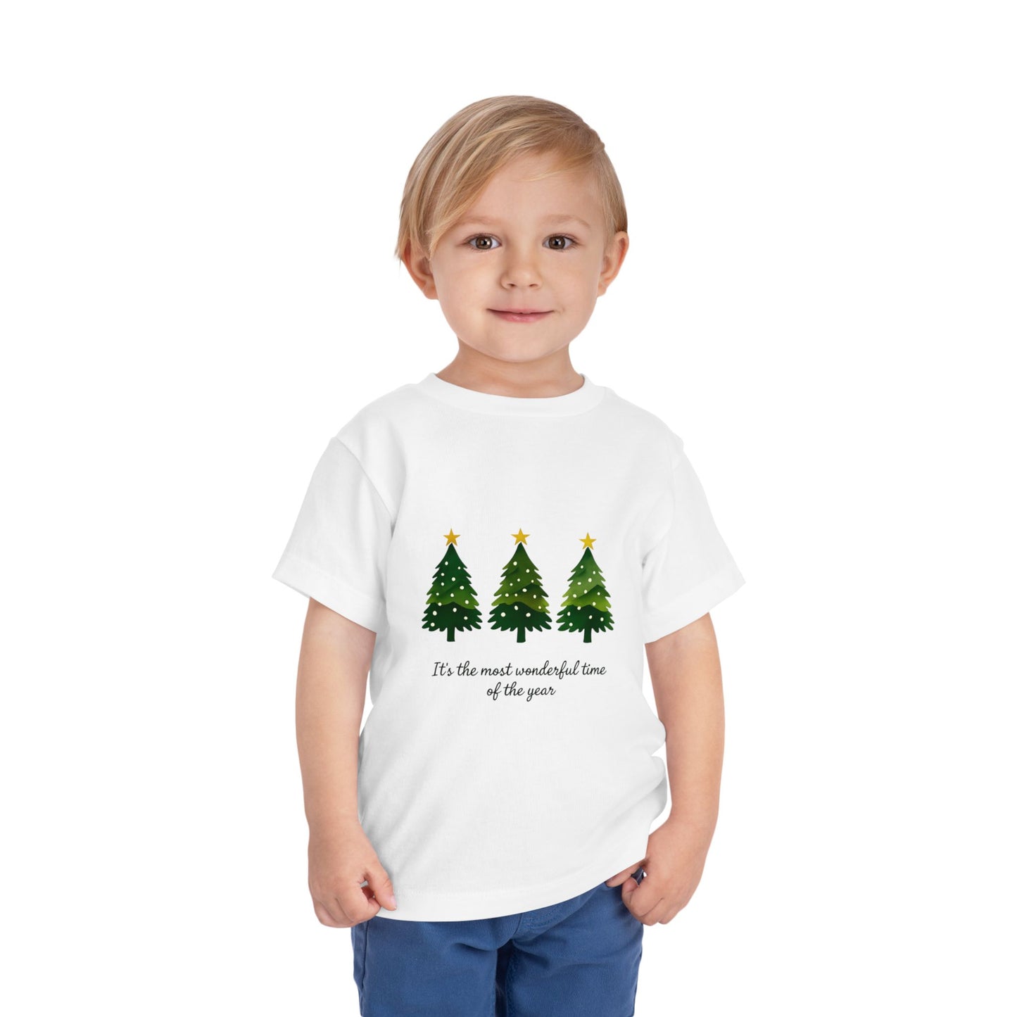 Watercolor Christmas Trees Toddler Tee