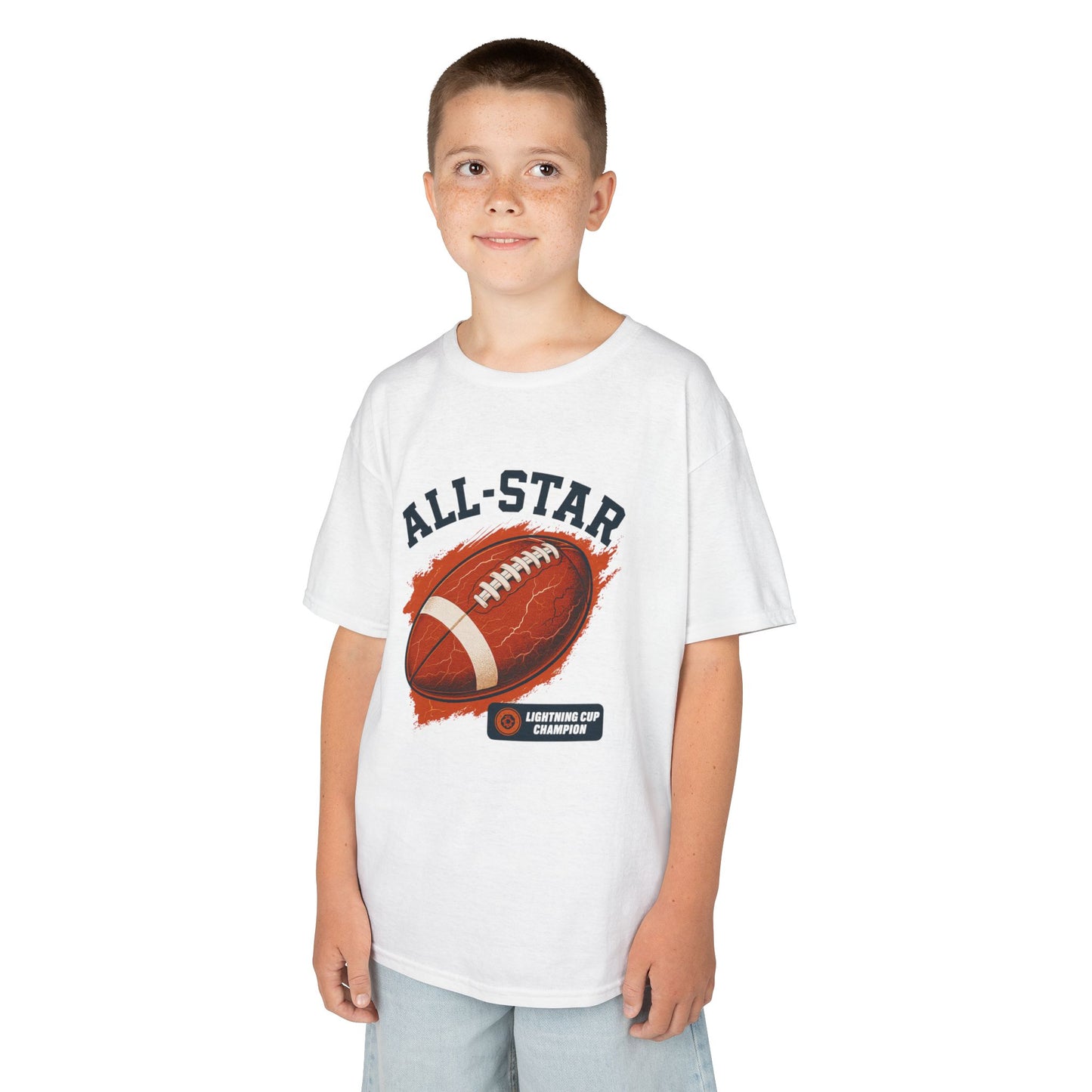 All-Star Kids Football Tee, Sports Apparel, Boys Football Shirt, Kids Casual Wear, Back To School Shirt, Birthday Gift