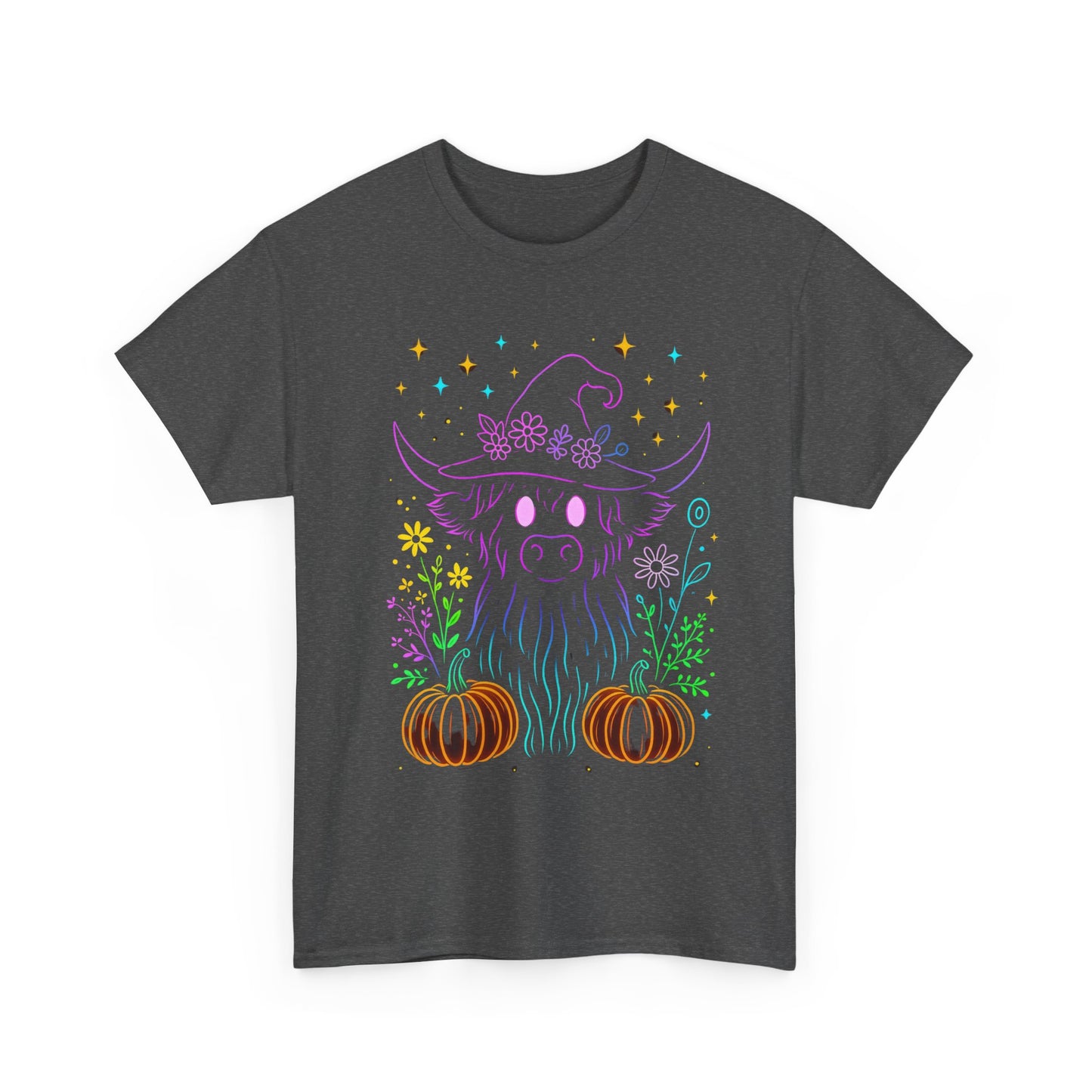 Highland Cow Witch Hat Tee