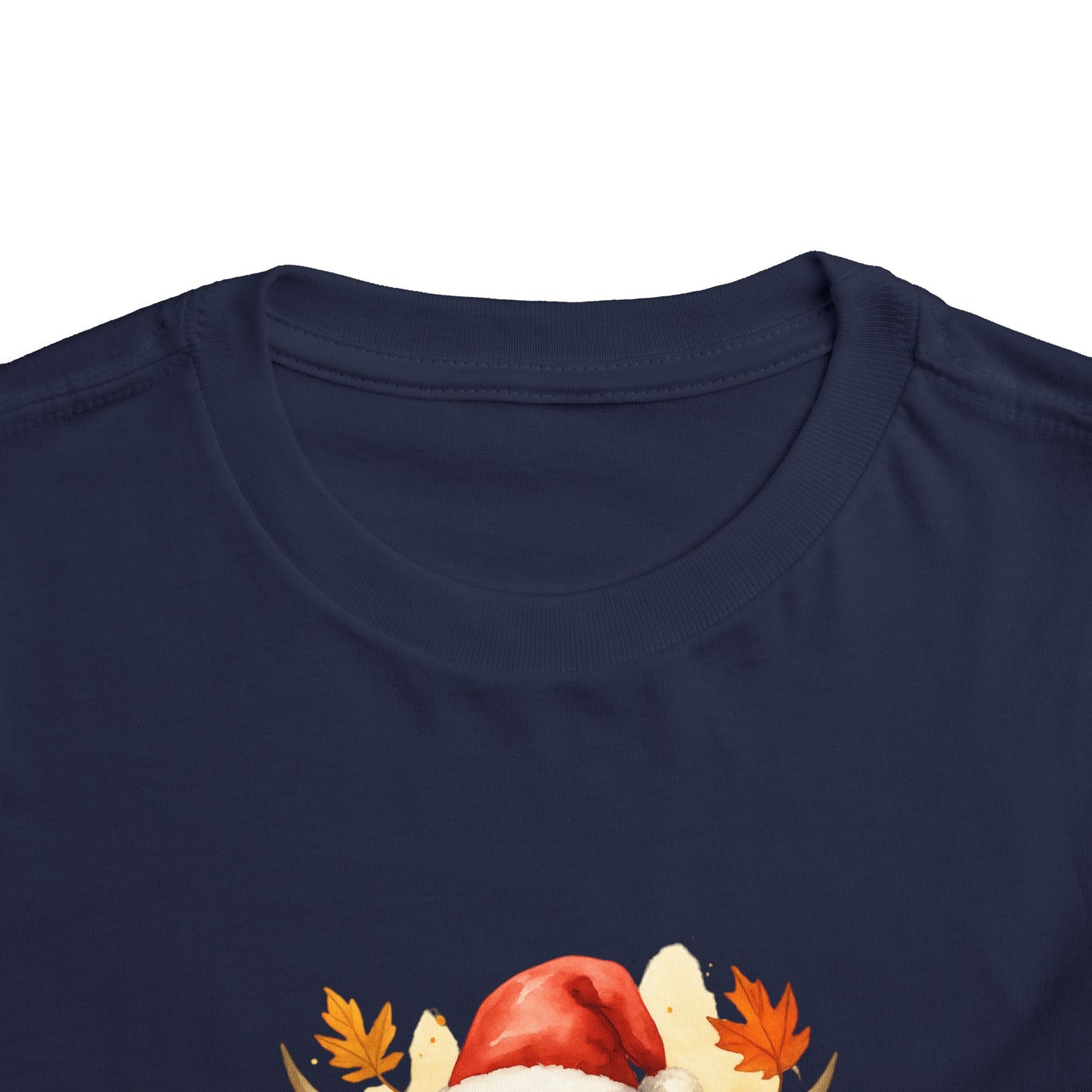 Moo-ving Through Fall Toddler Christmas Tee