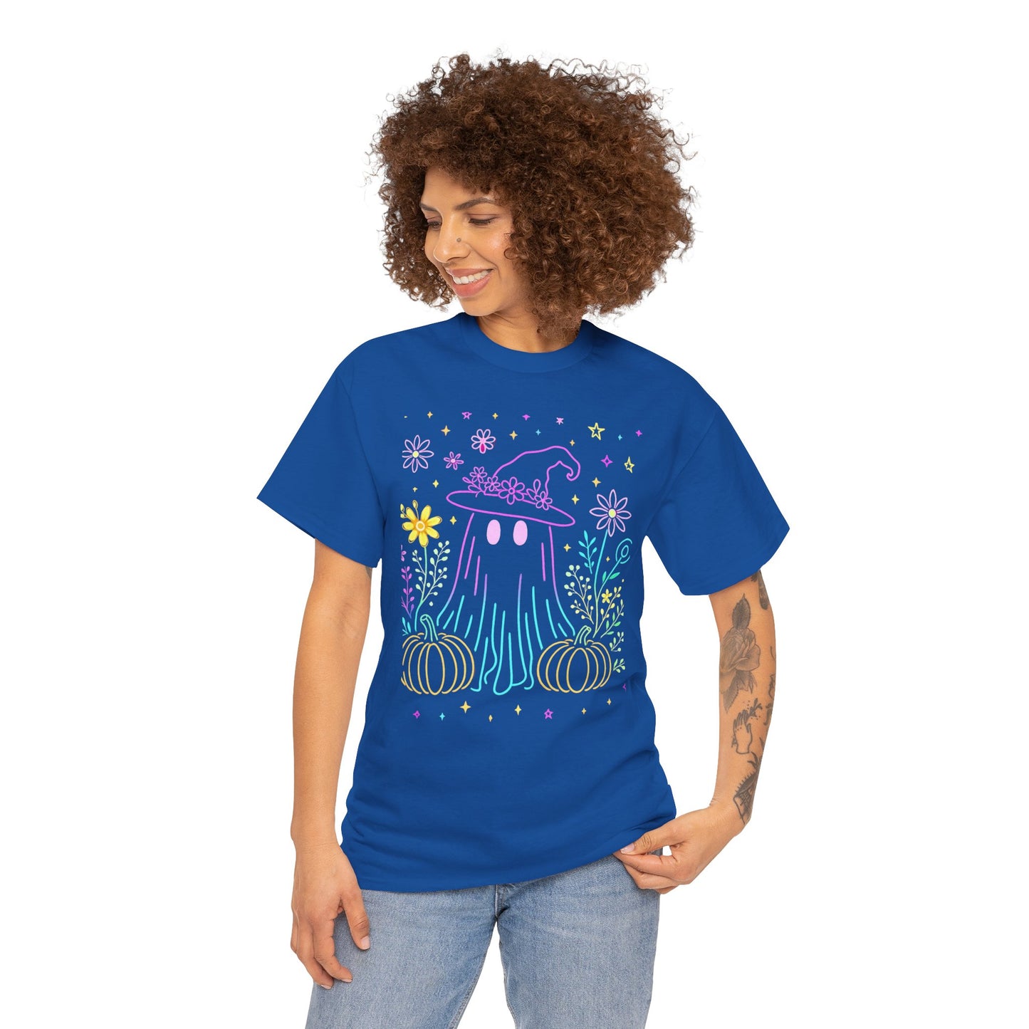 Pastel Ghost Witch Hat Tee