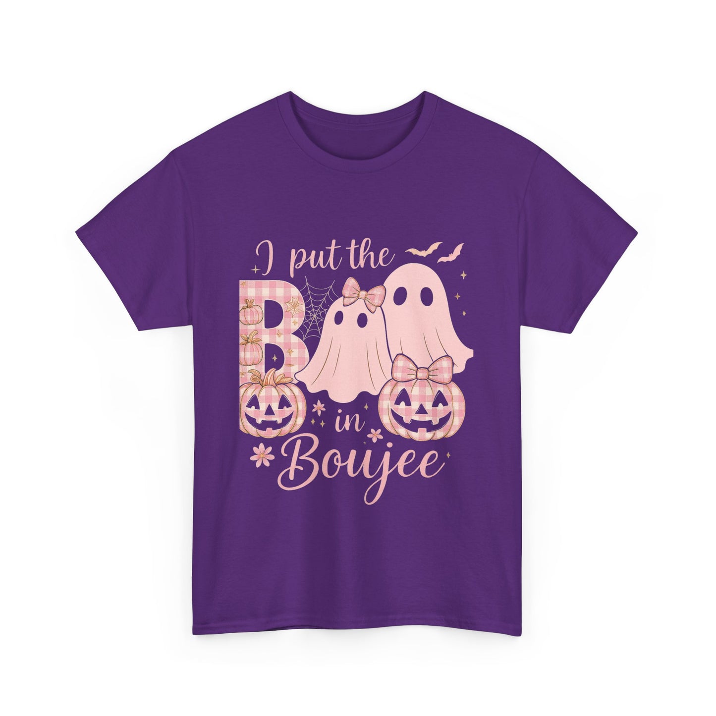 I Put The B In Boujee Pink Halloween Tee