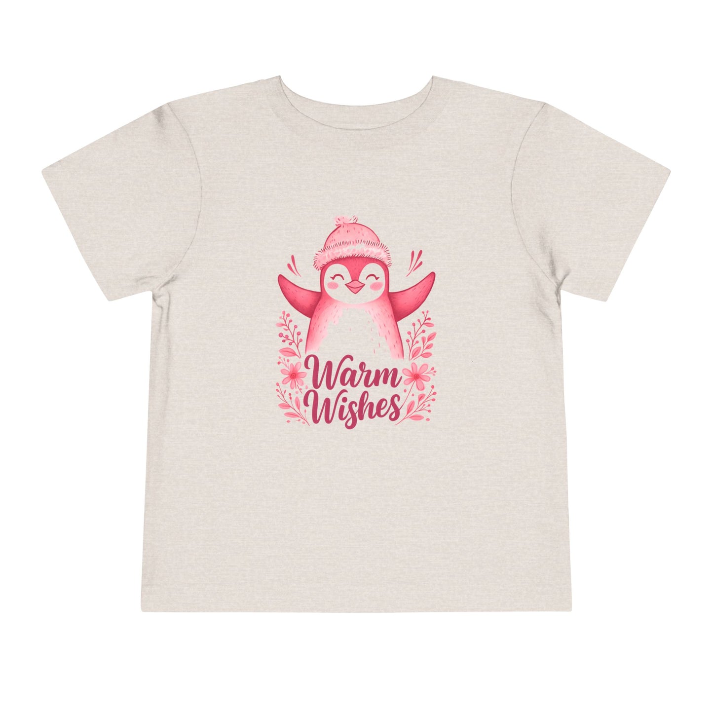 Warm Wishes Penguin Toddler Christmas Tee
