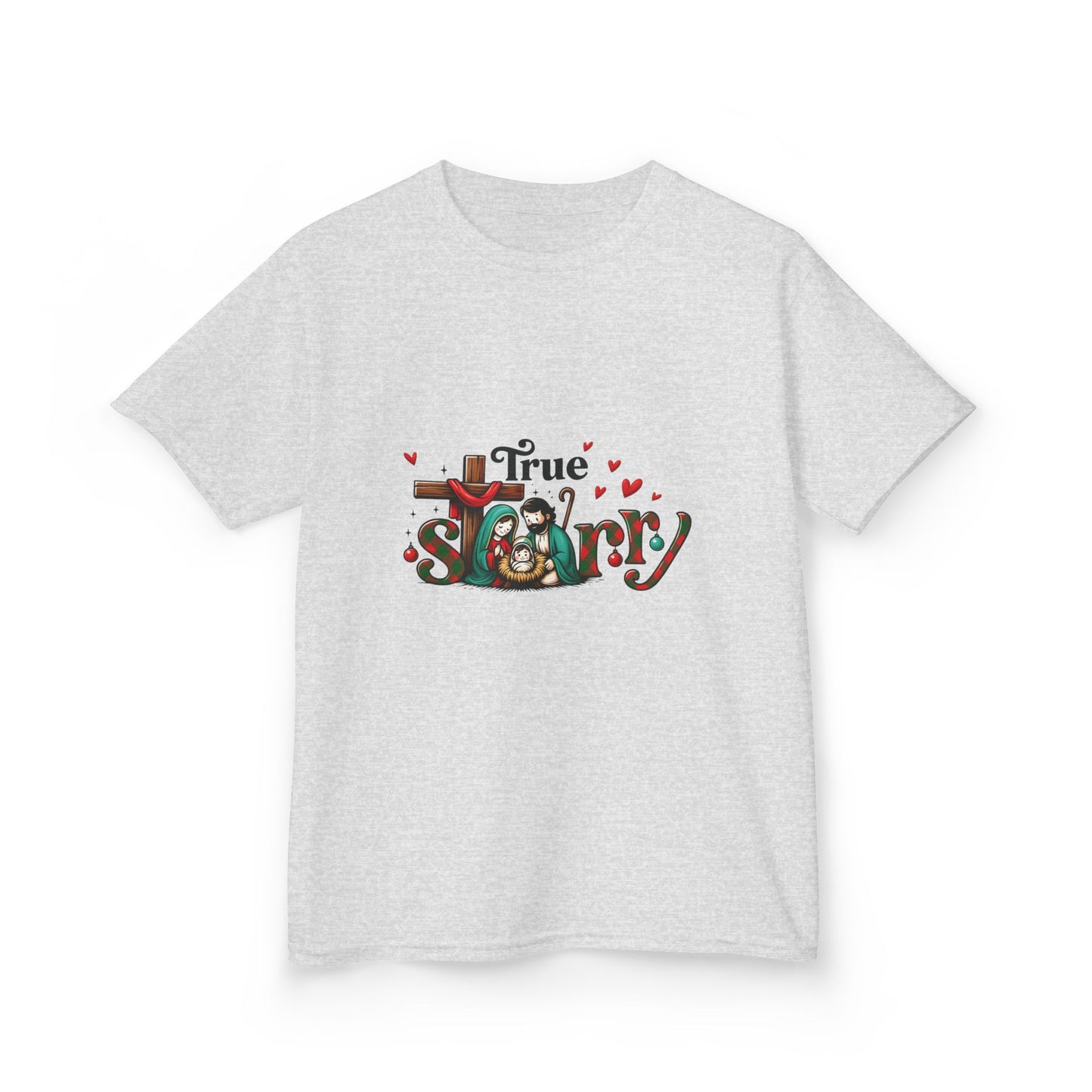 True Story Nativity Christmas Tee - Dinosaur Fun!