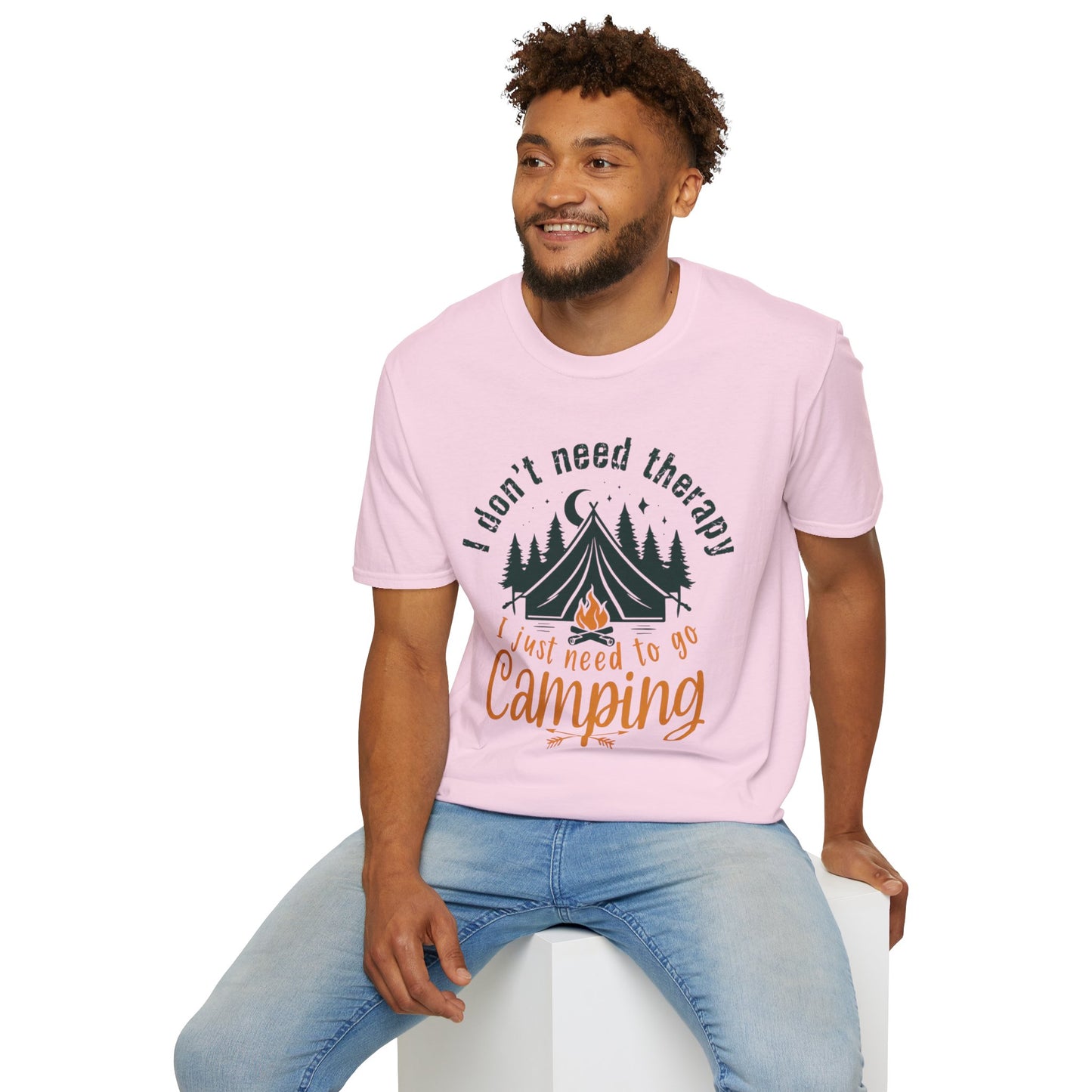Camping Therapy Unisex T-Shirt | Outdoor Enthusiast Gift | Nature Lover Tee | Adventure Shirt | Camping Apparel