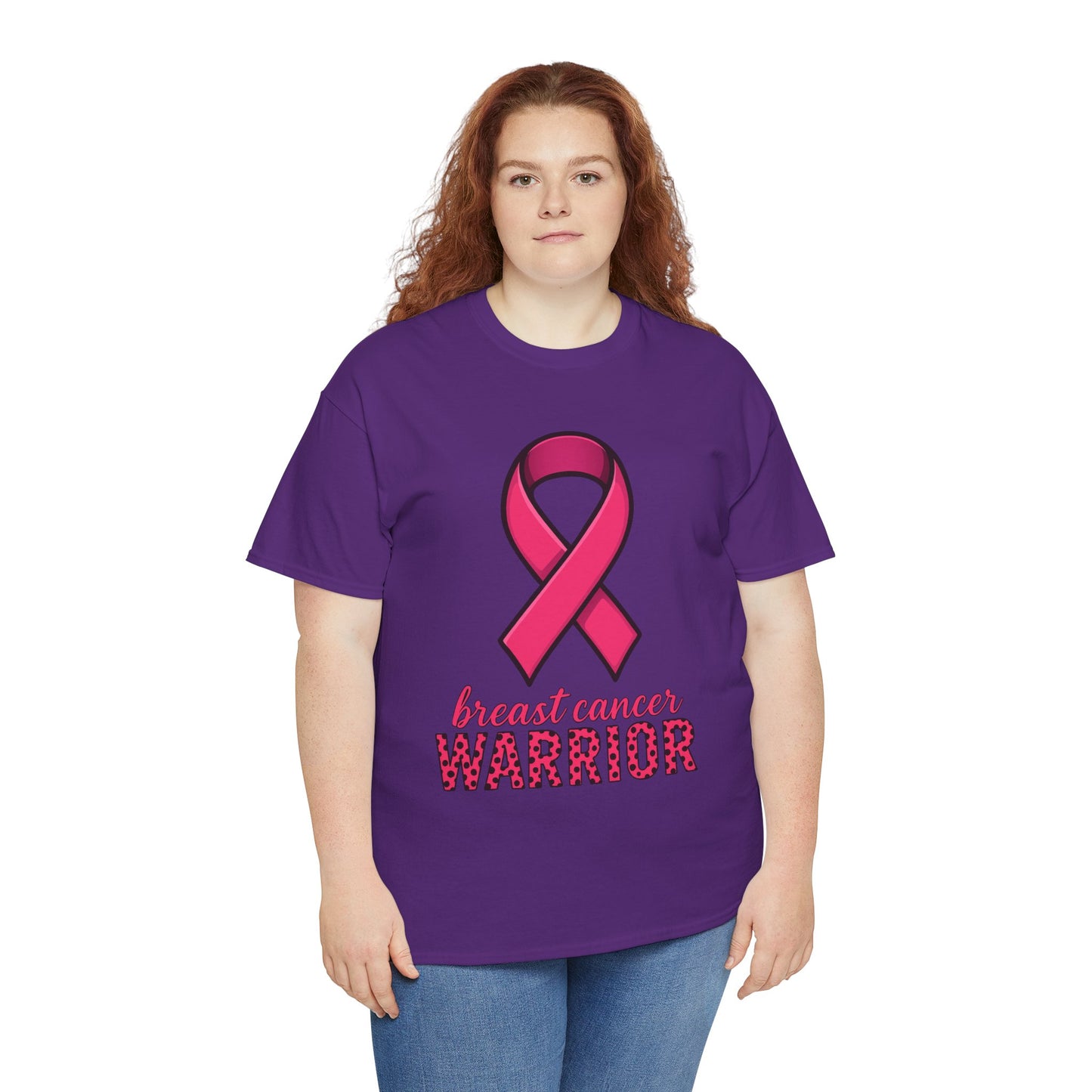 Breast Cancer Warrior Pink Ribbon Tee