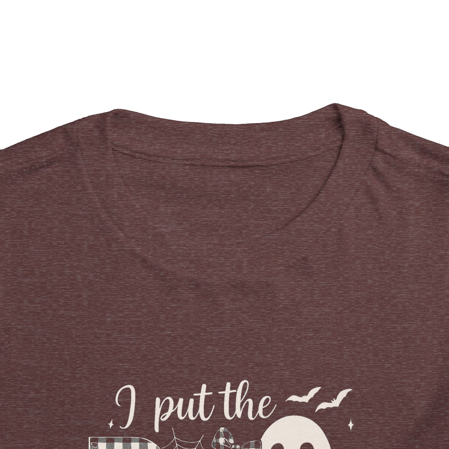 Boujee Halloween Toddler Tee: I Put the B in Boujee