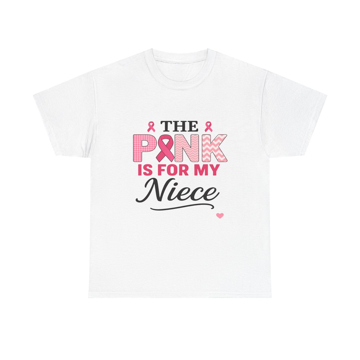 Pink Ribbon Niece Tee - Breast Cancer Awareness