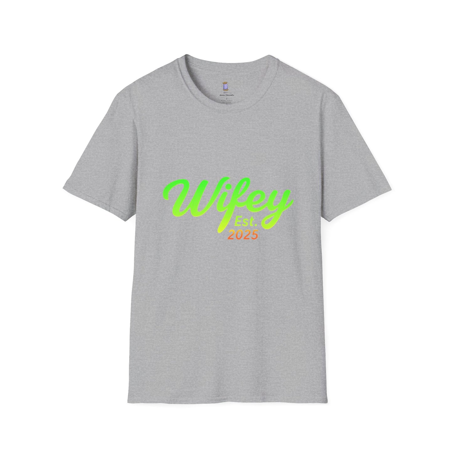 Wifey Est. 2025 T-Shirt, Bridal Shower Gift, Newlywed Apparel, Wedding Favor, Engagement Celebration Tee, Cute Couple Top