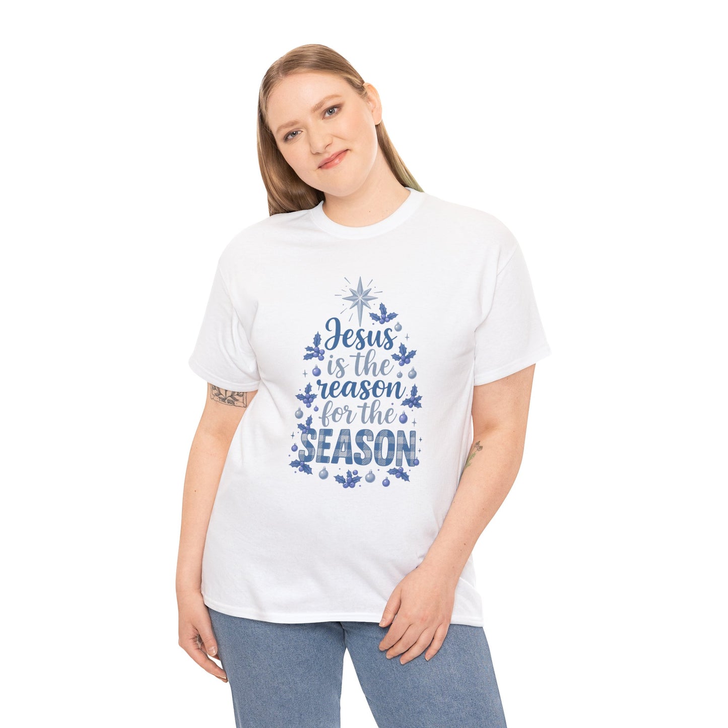 Jesus is the Reason Christmas Tree Tee