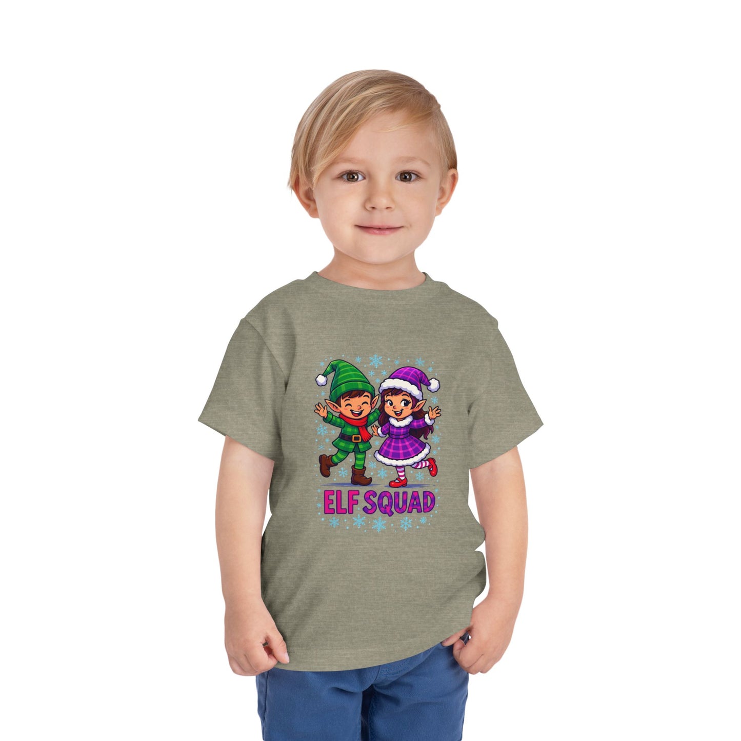Elf Squad Toddler Christmas Tee