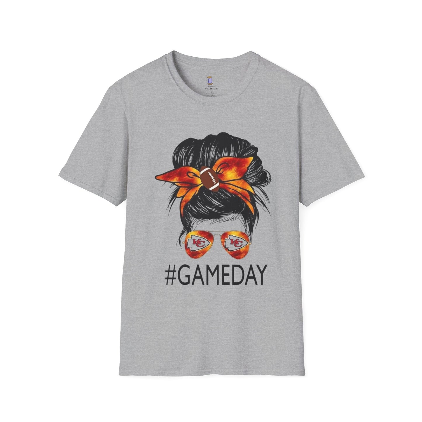 #GAMEDAY Unisex Softstyle T-Shirt, Game Day Shirt, Sports Fan Tee, Casual Everyday Wear, Cheerwear, Gift for Sports Lovers