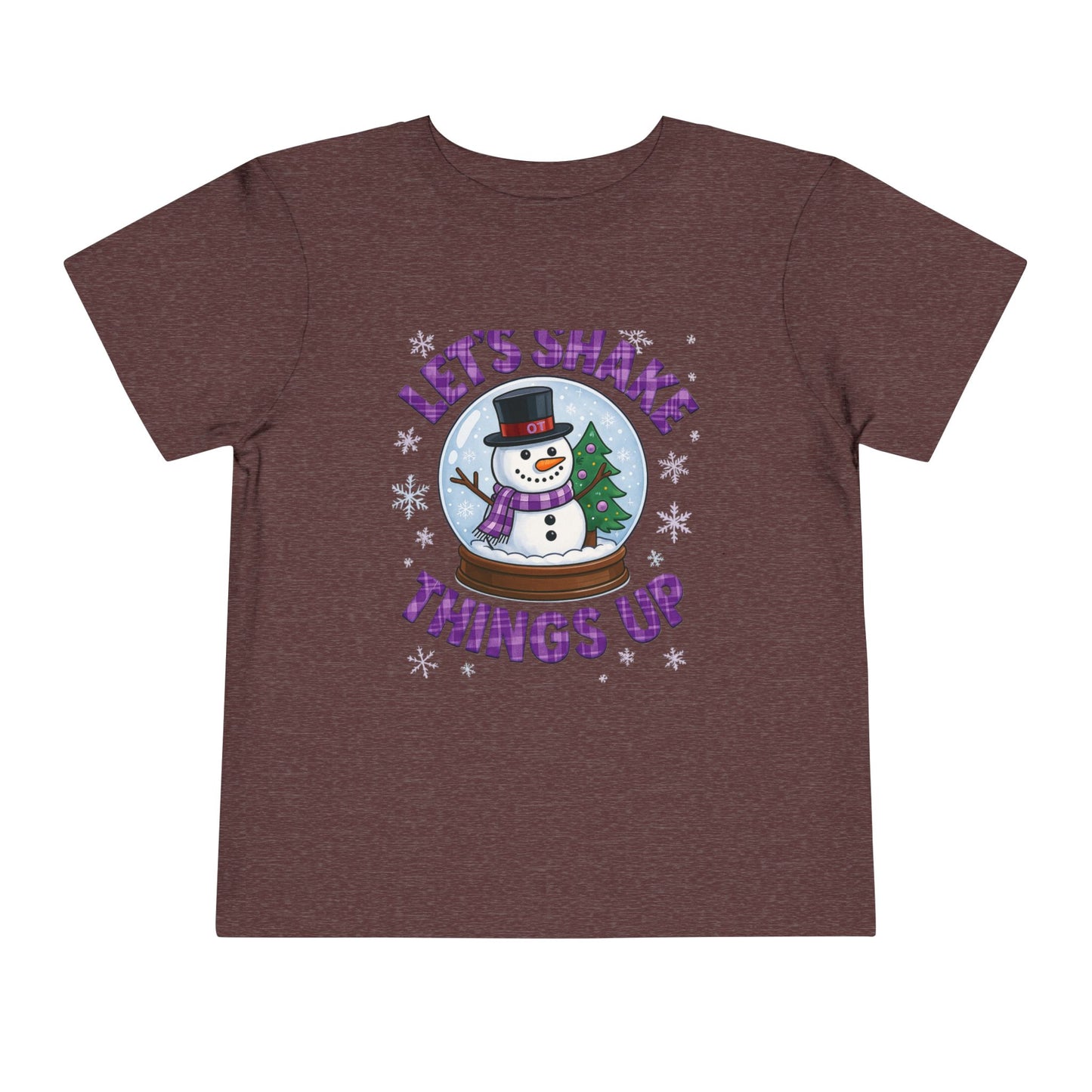 Shake Things Up! Snowman Christmas Toddler Tee