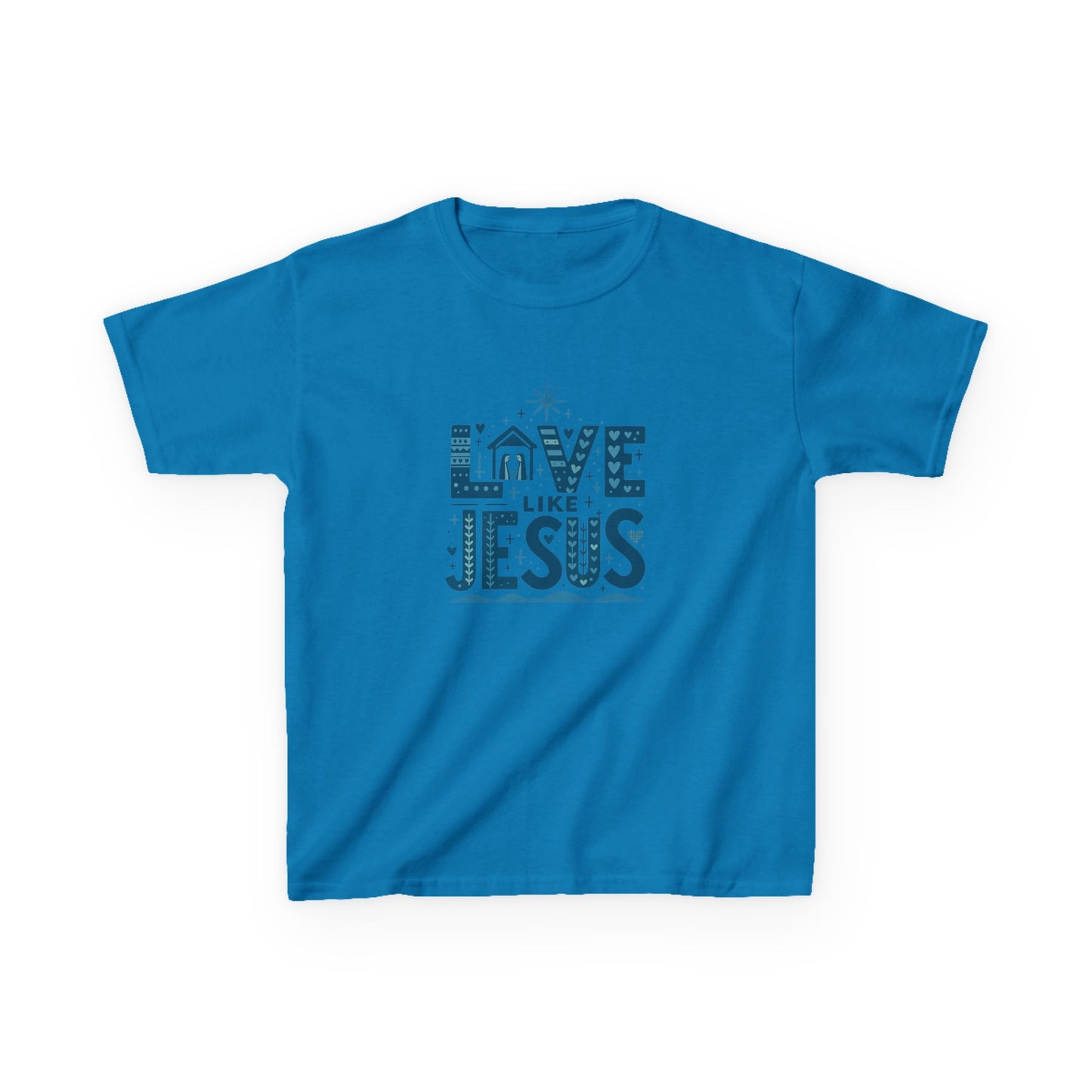 Love Like Jesus Christmas Dinosaur Tee
