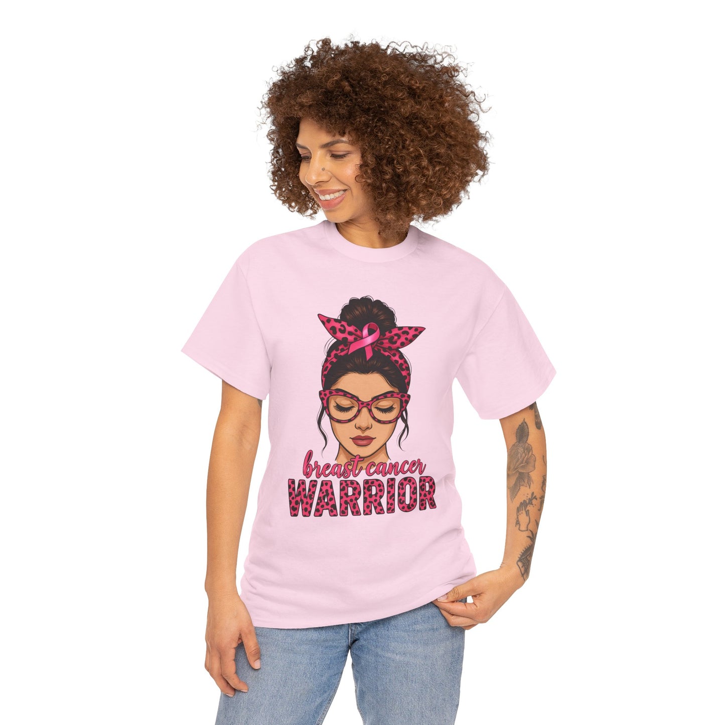 Breast Cancer Warrior Tee - Pink Ribbon Support