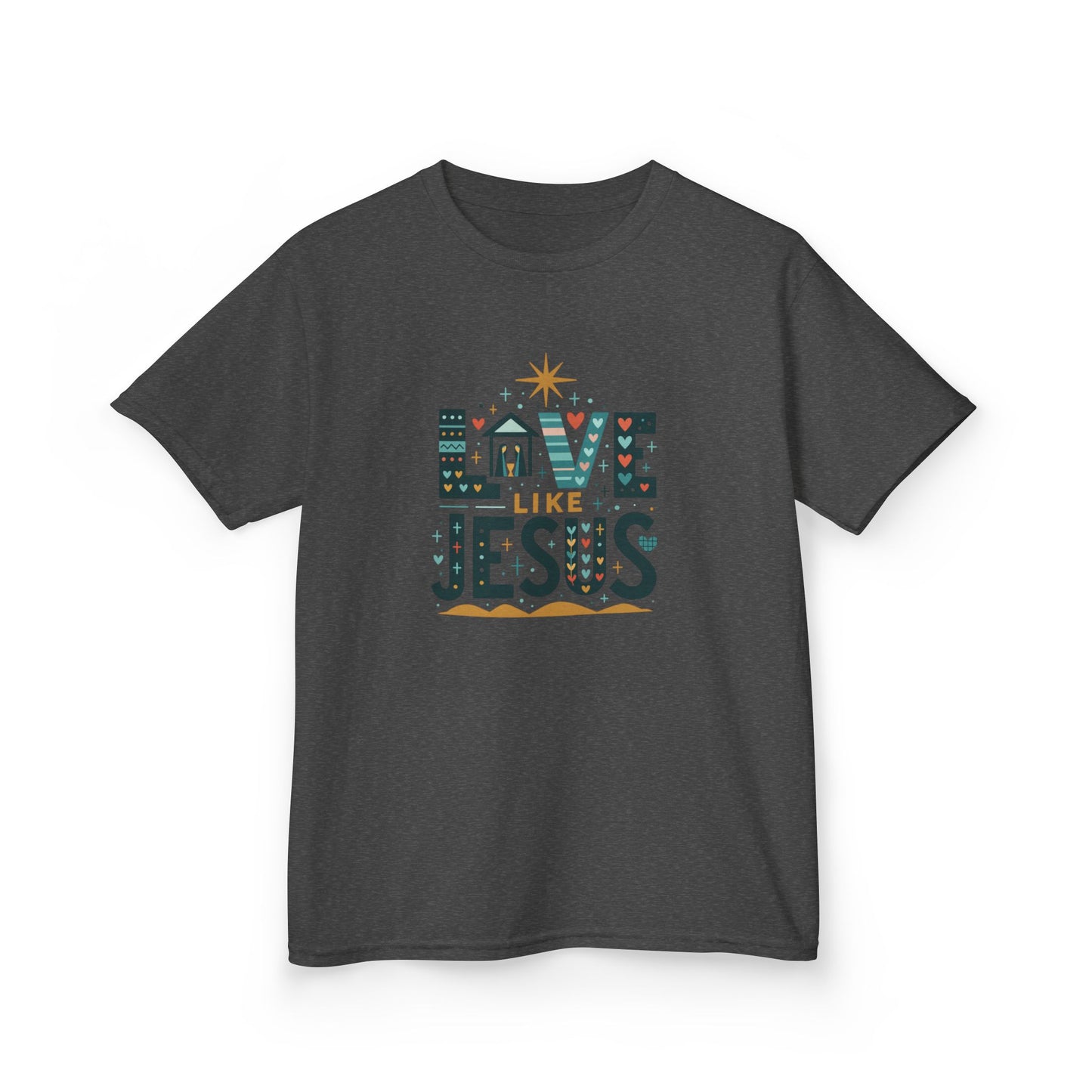 Love Like Jesus - Dino Christmas Tee