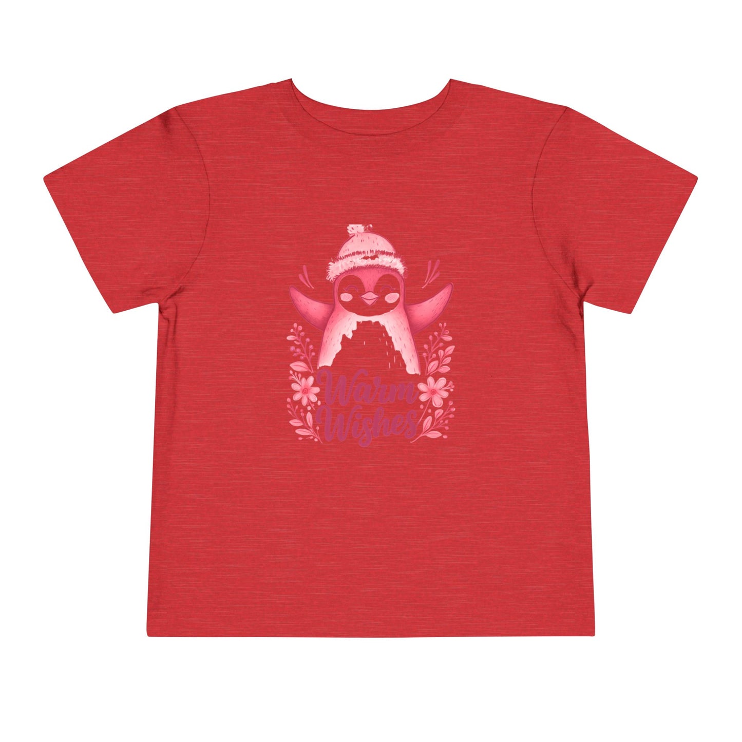Warm Wishes Penguin Toddler Christmas Tee