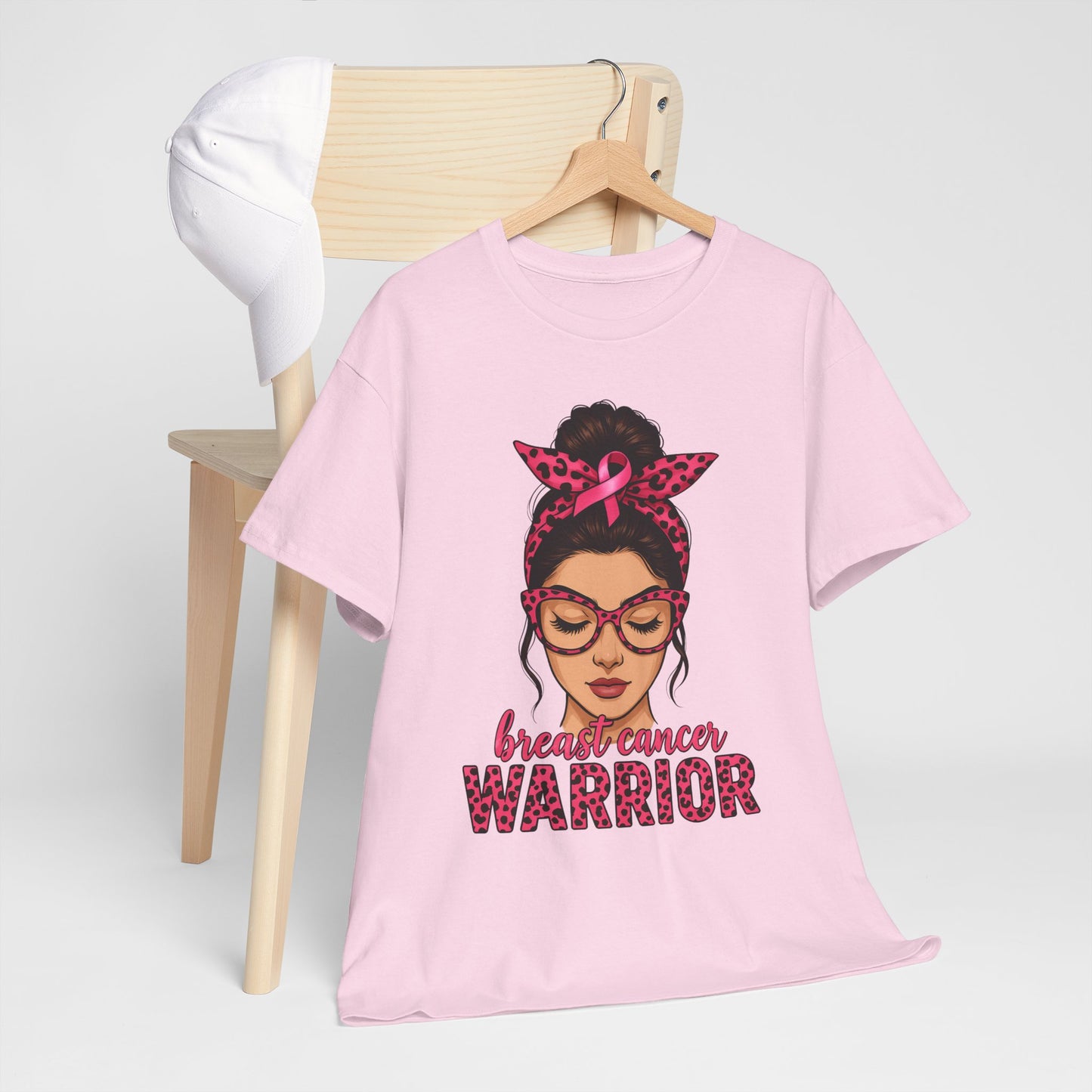 Breast Cancer Warrior Tee - Pink Ribbon Support