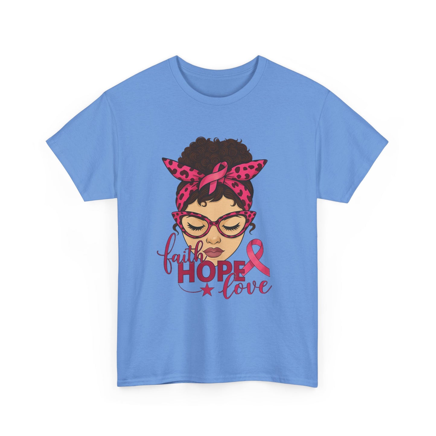 Hope, Faith, Love: Breast Cancer Awareness Tee