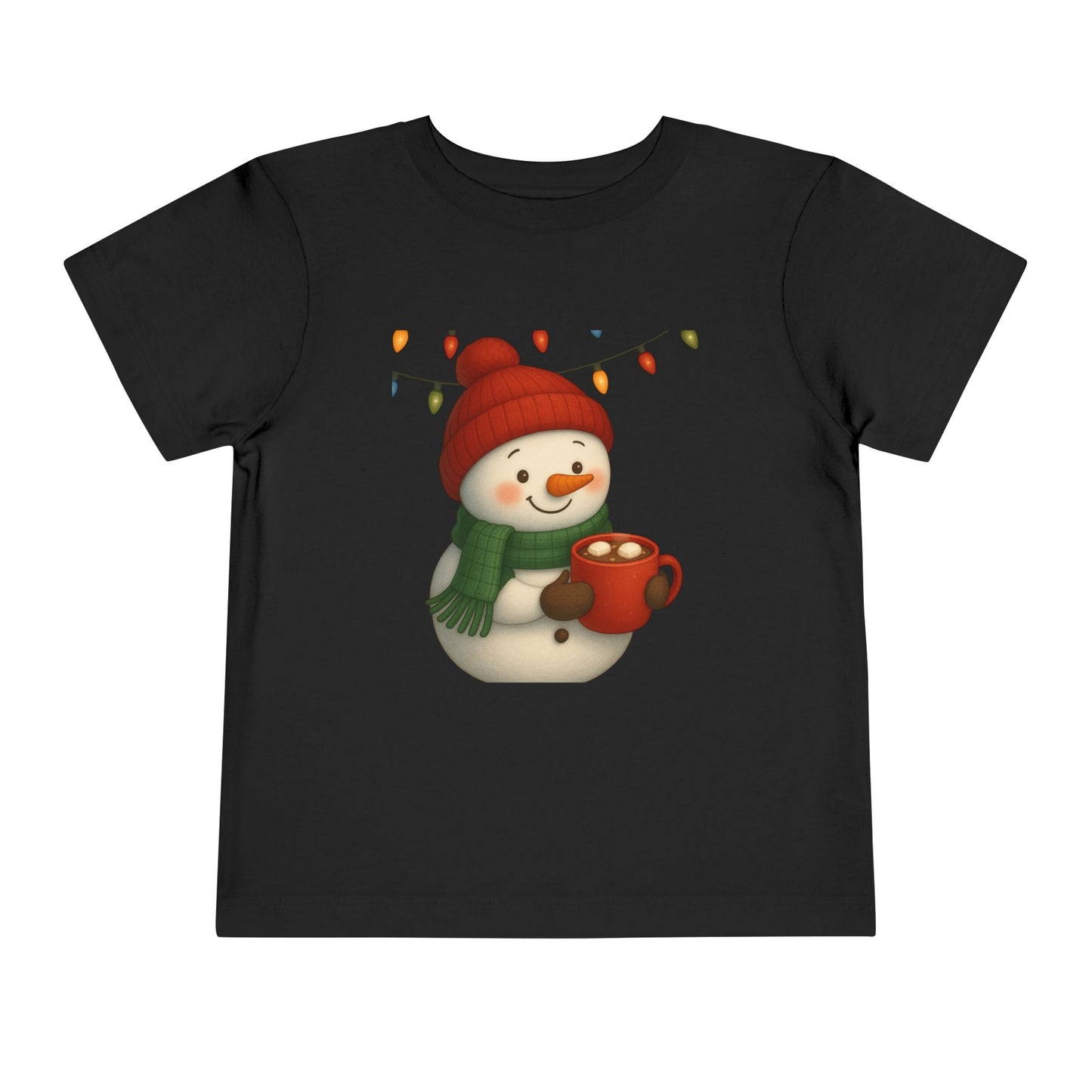 Snowman & Hot Chocolate Toddler Christmas Tee