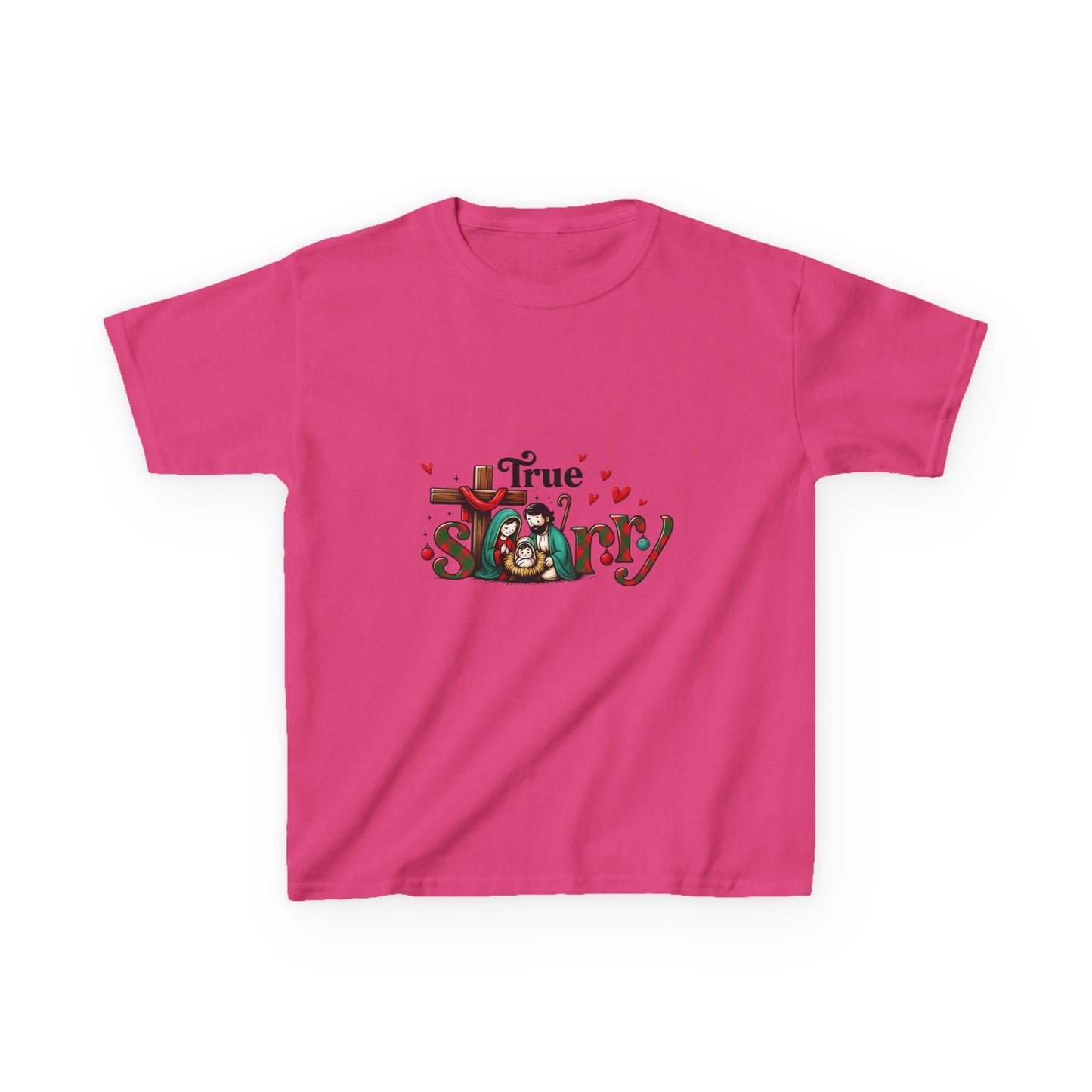 True Story Nativity Christmas Tee - Dinosaur Fun!